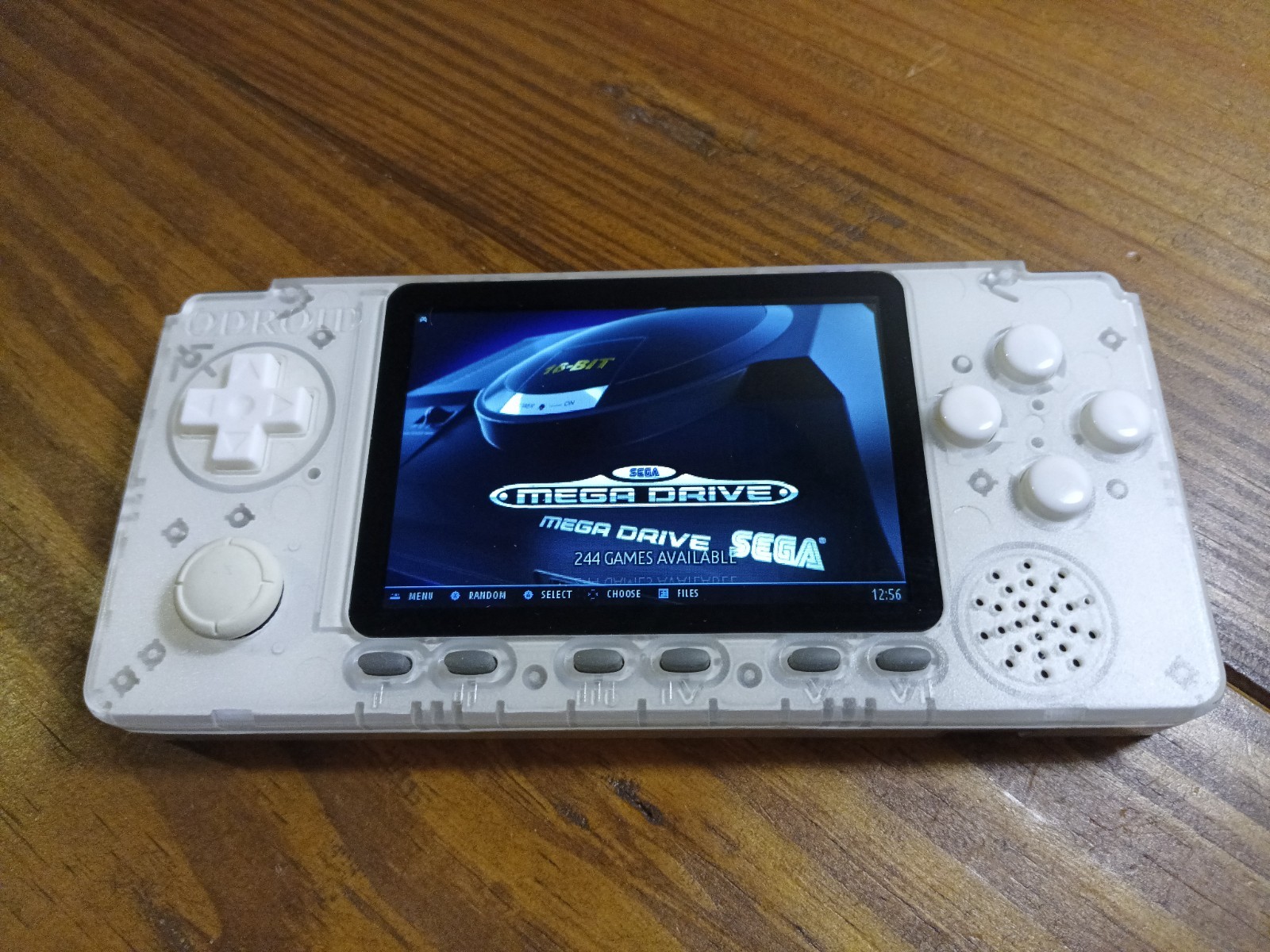 Odroid Go Advance Linux Emulation Handheld NES, SNES, Genesis, etc FROSTED WHITE