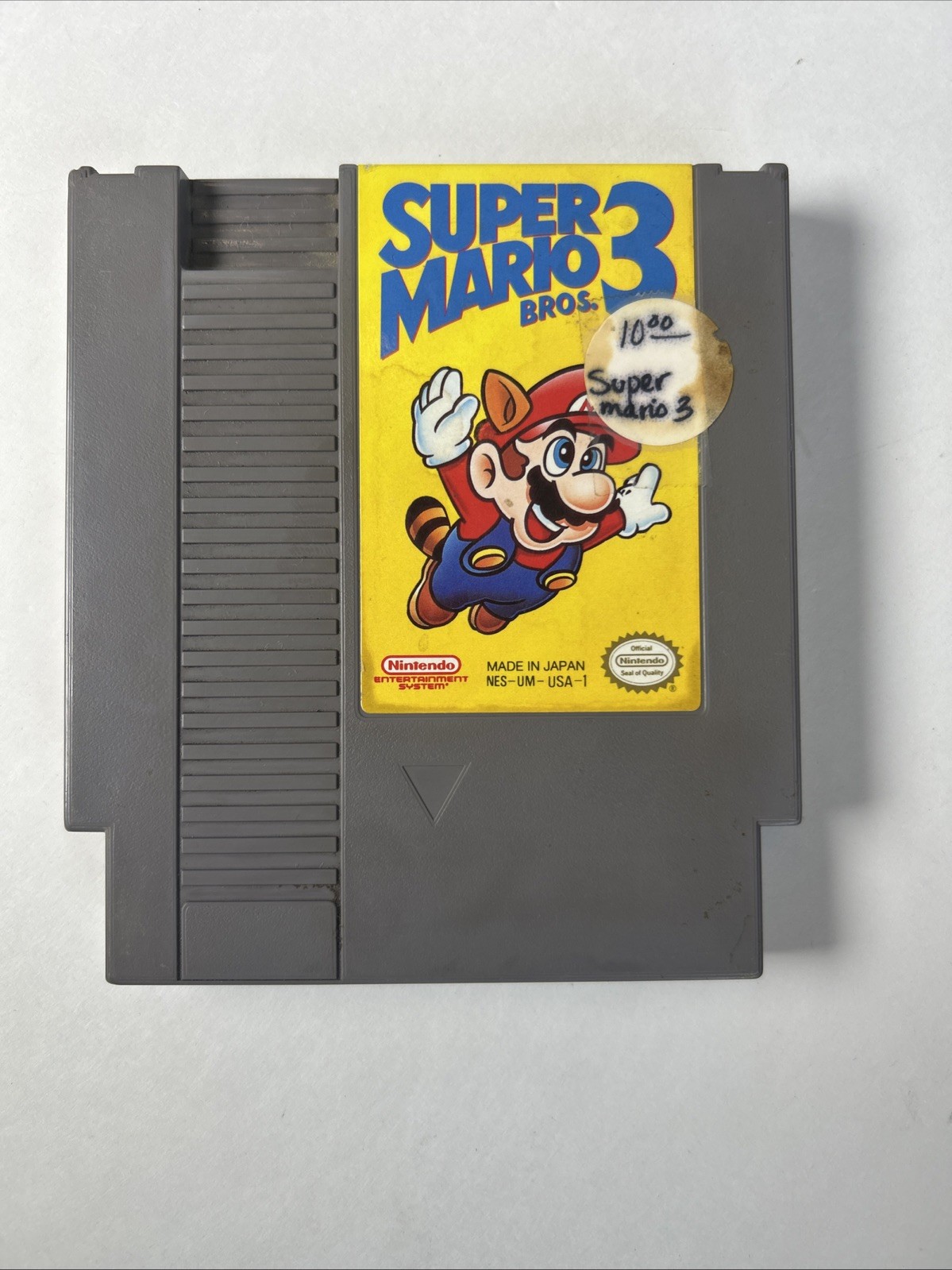 Nintendo Entertainment System NES NES-101 Top Loader W Dog Bone & Mario 3
