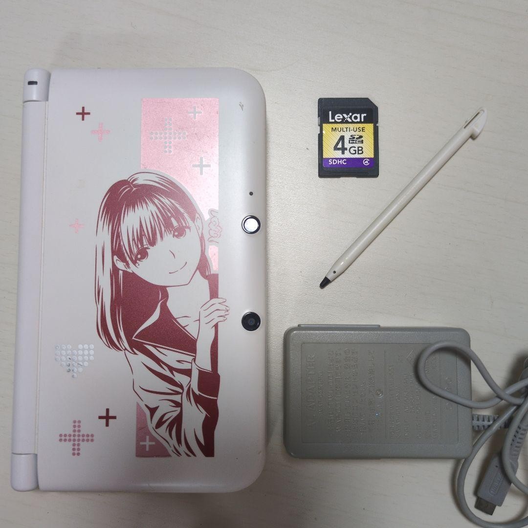 Nintendo 3DS LL XL console Love Plus + Nene with Charger/Stylus japan