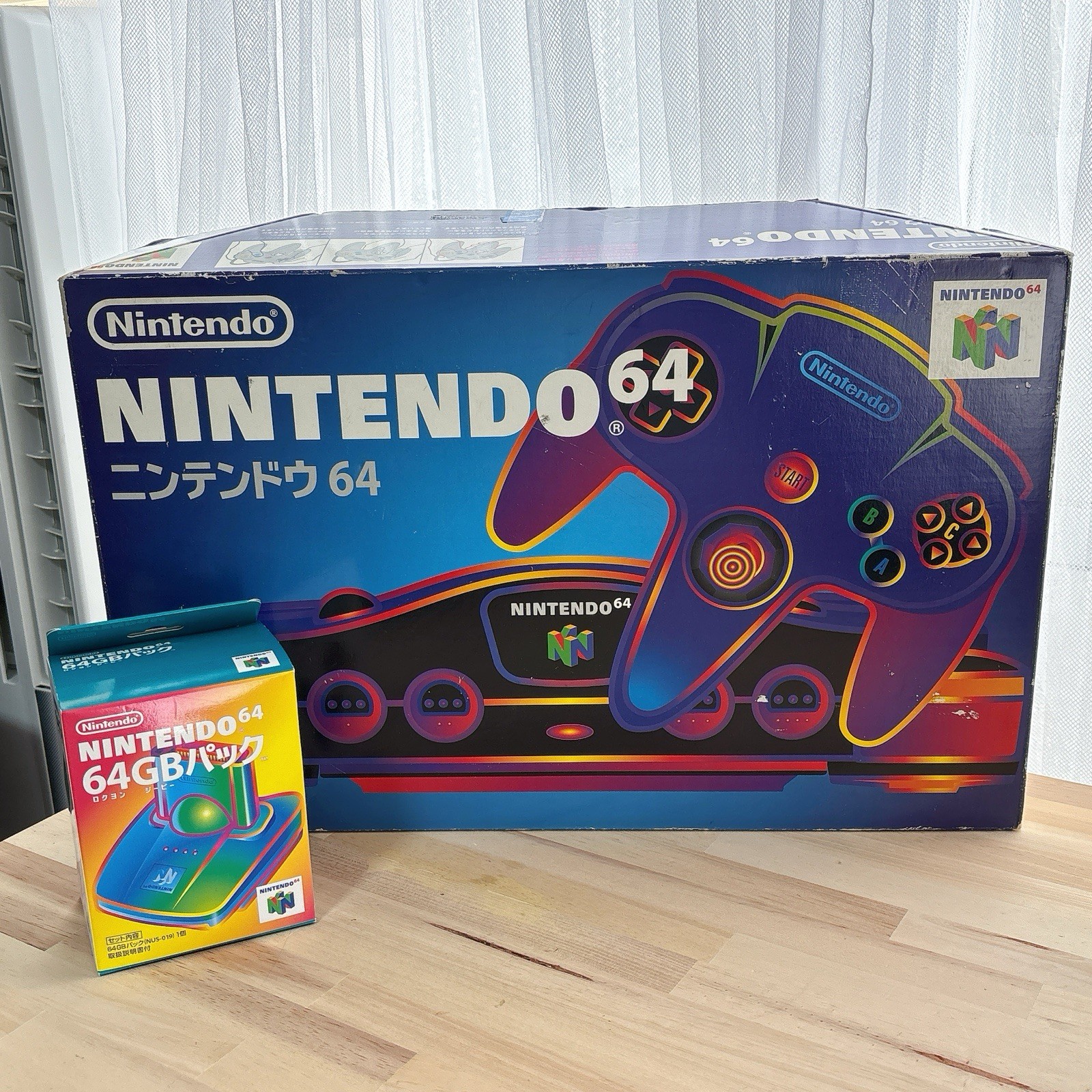 Nintendo 64 Console System w/ Expansion Pak 64GB CIB Boxed Japan N64 Tested