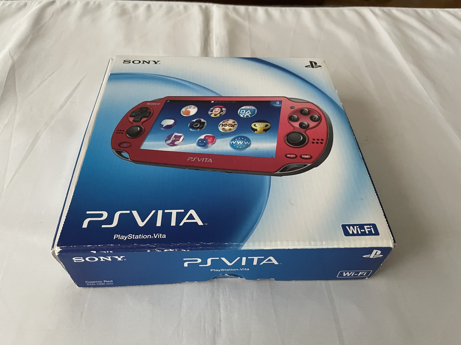 SONY Playstation PS Vita Wi-Fi PCH-1000 Console Charger Box Cosmic Red #050 z#94