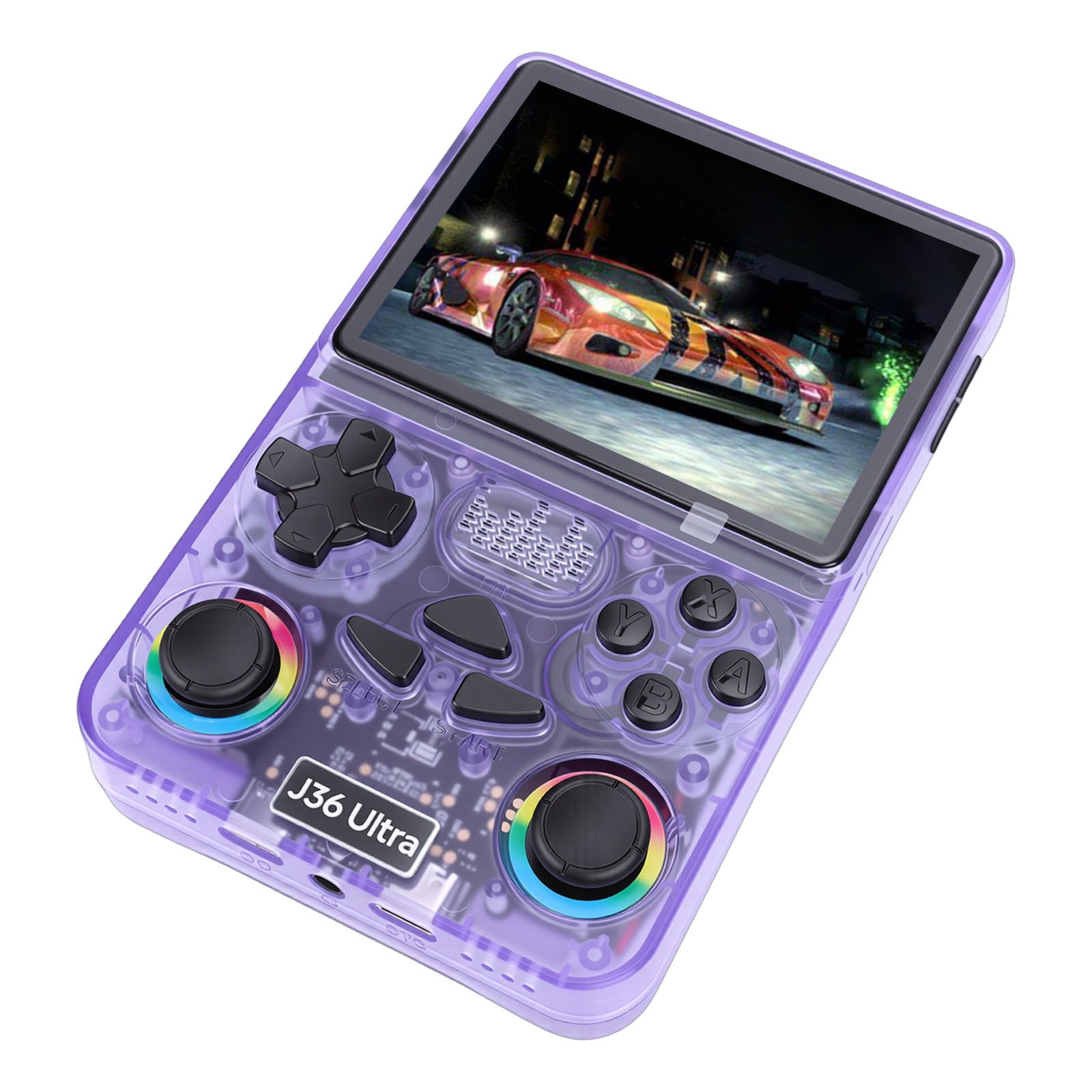 Retro Handheld Game Console 4 Inch Screen Built In 64GB Small Memory Card S FYZJ