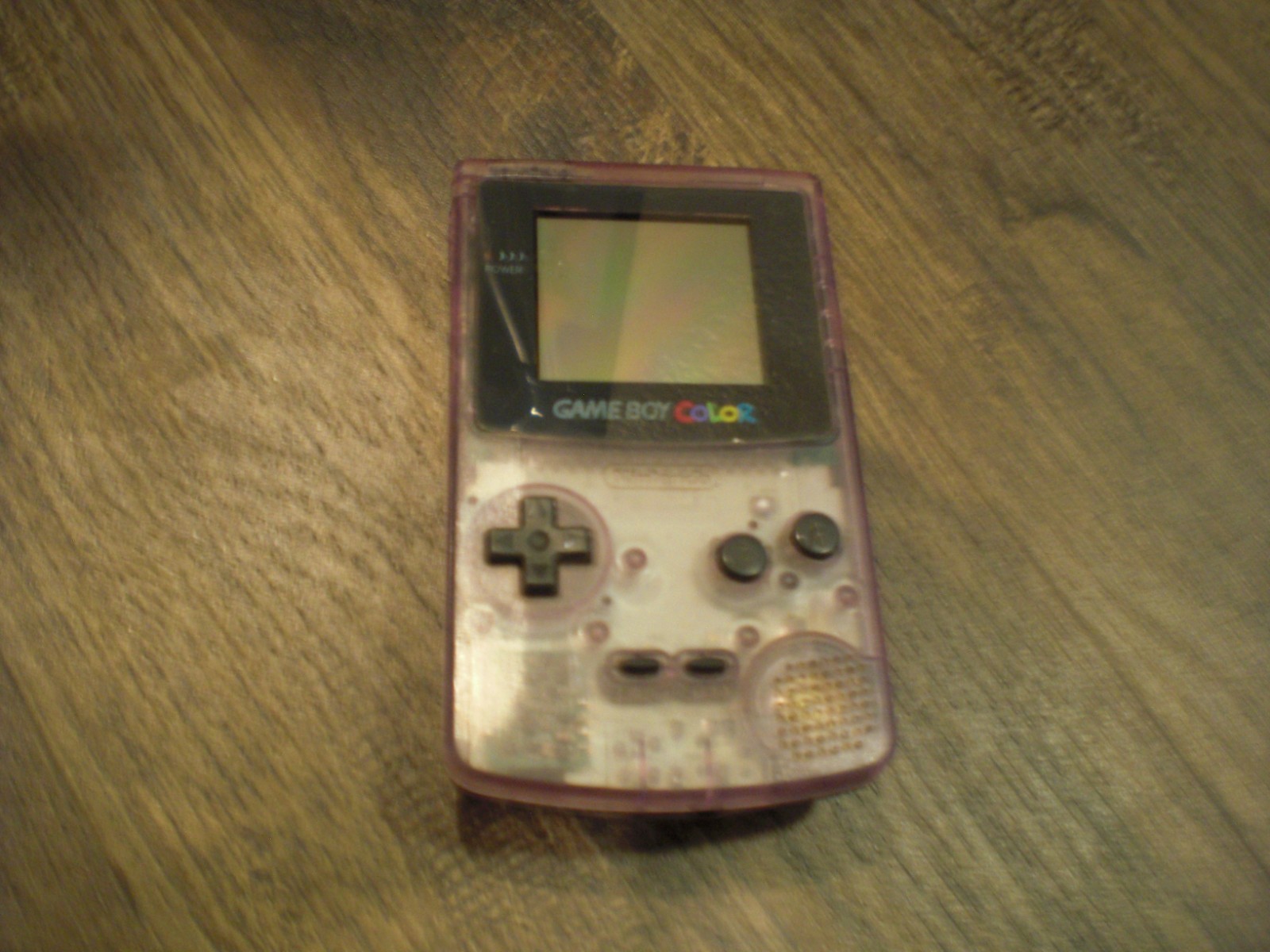 Nintendo Game Boy Color Clear Glacier Purple Handheld Console System CGB-001 OEM