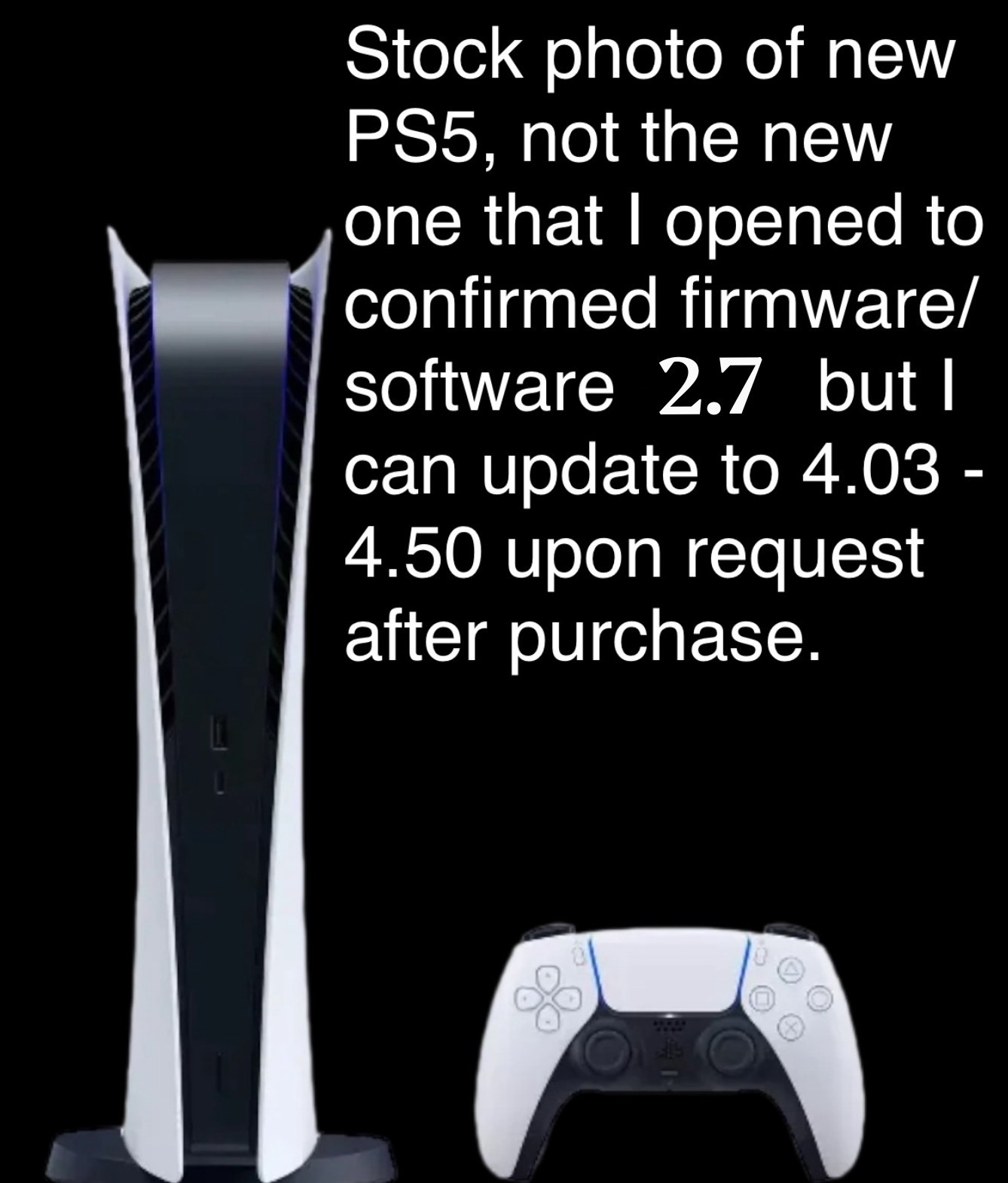 CFI-1015B PS5 PlayStation 5 fw 2.7 Hypervisor Jailbreak Exploitable under 4.5
