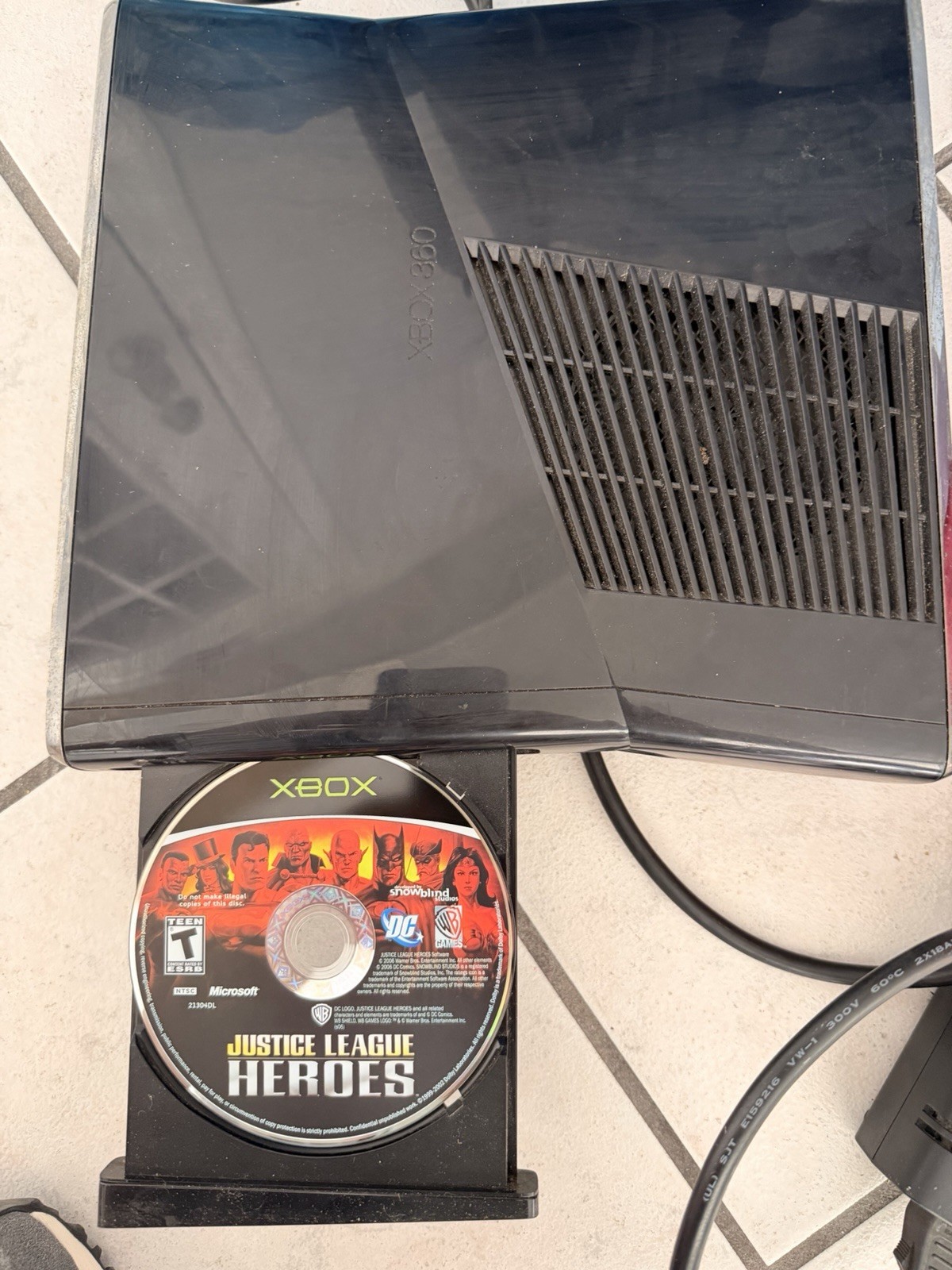 Microsoft Xbox 360 Black, Tested, No Controllers