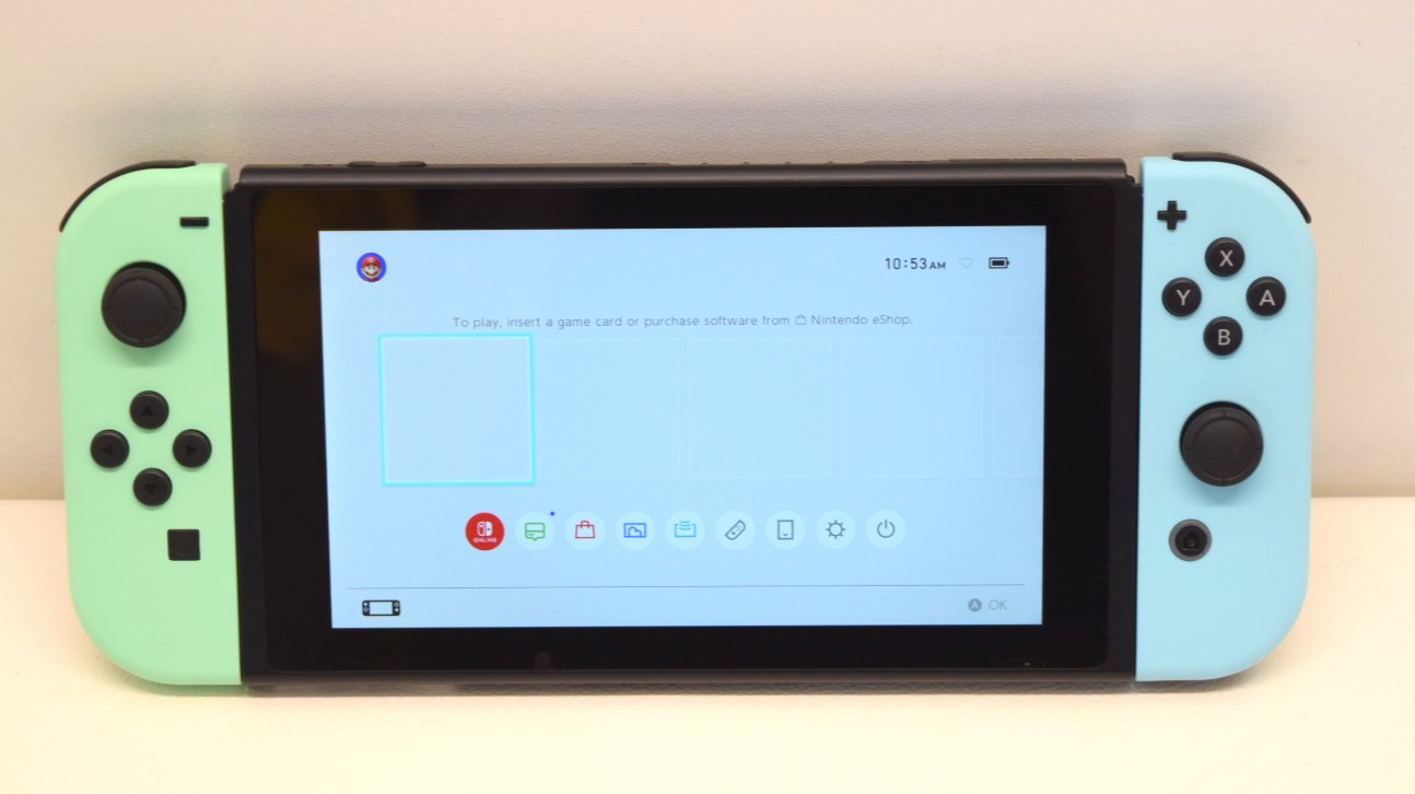 Nintendo Switch Video Game Console HAC-001(-01) Animal Crossing Edition