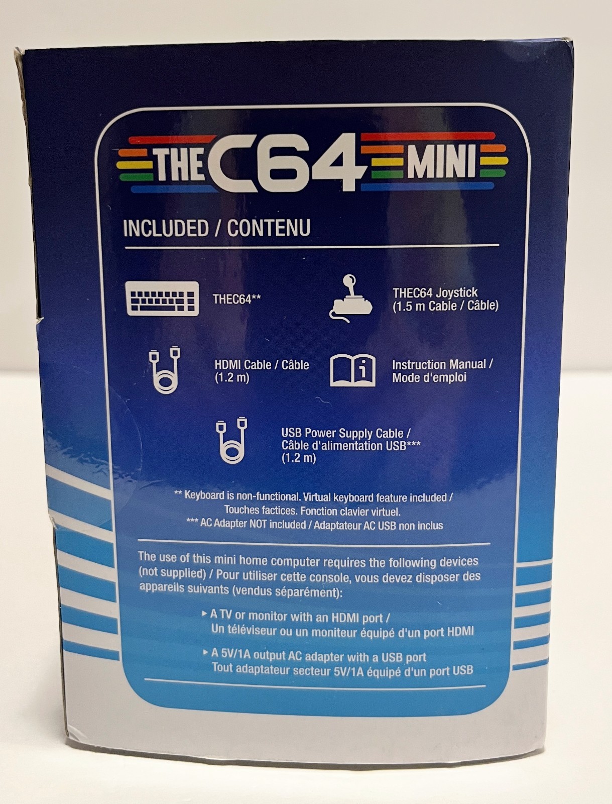 NEW The C64 Mini Retro Games Console with Joystick & USB – ALL Games – SEALED