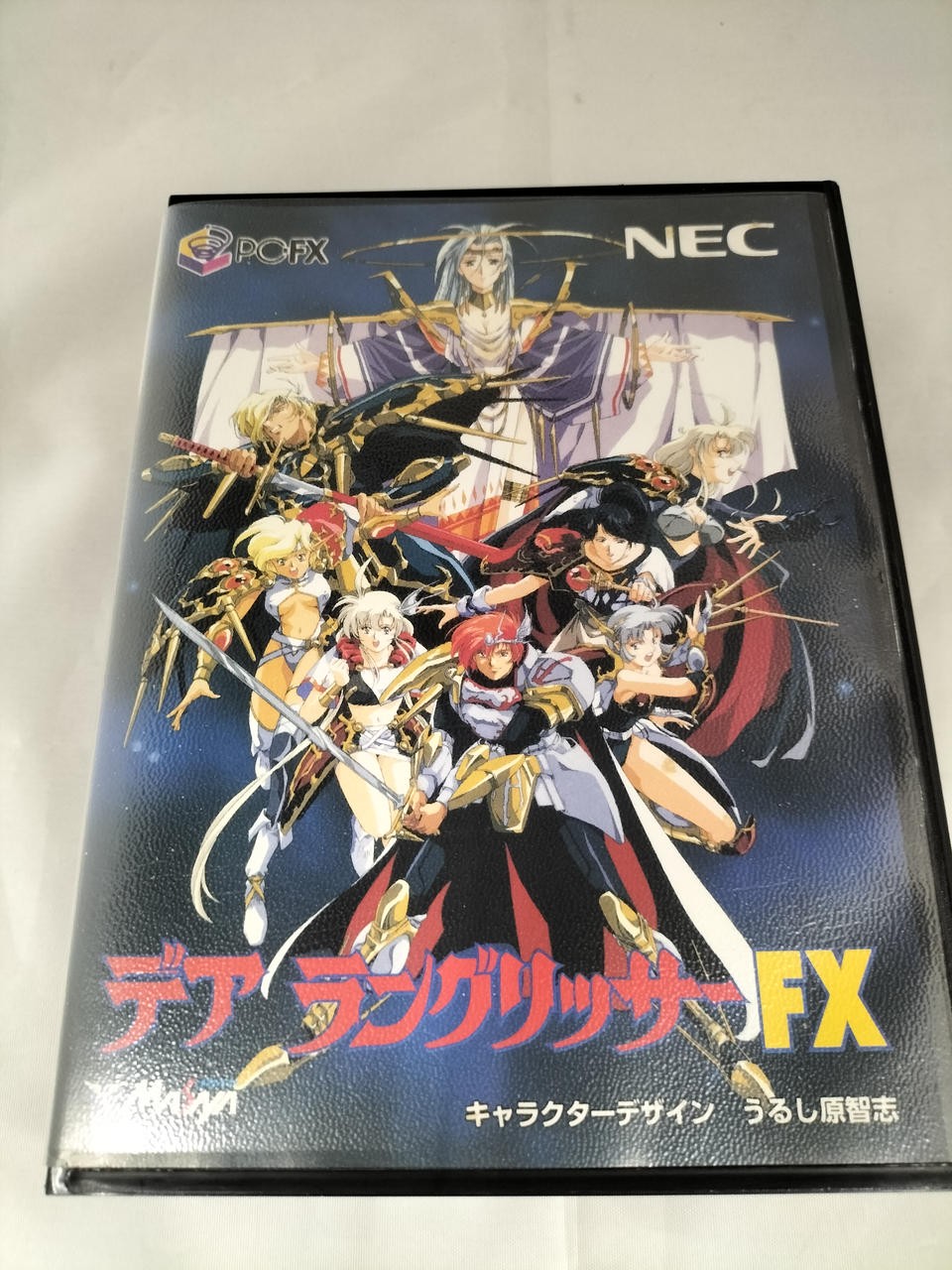NEC PC-FX Game Der Langrisser FX Japan Version, Case Damage