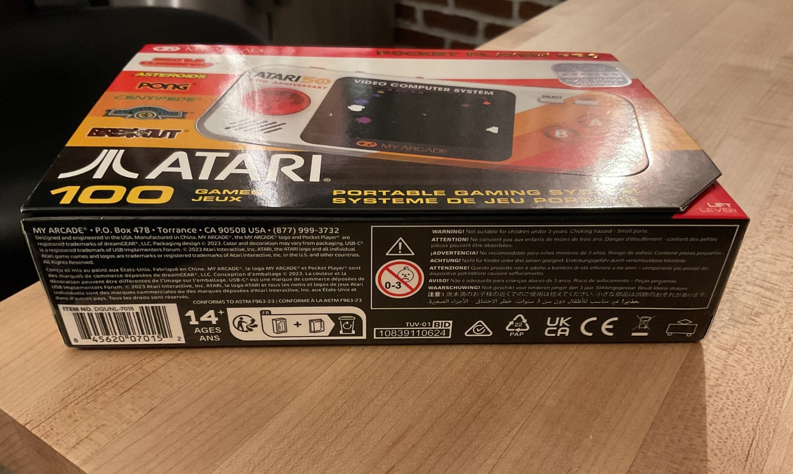 My Arcade ATARI Pocket Player Pro Handheld Game System; BRAND NEW