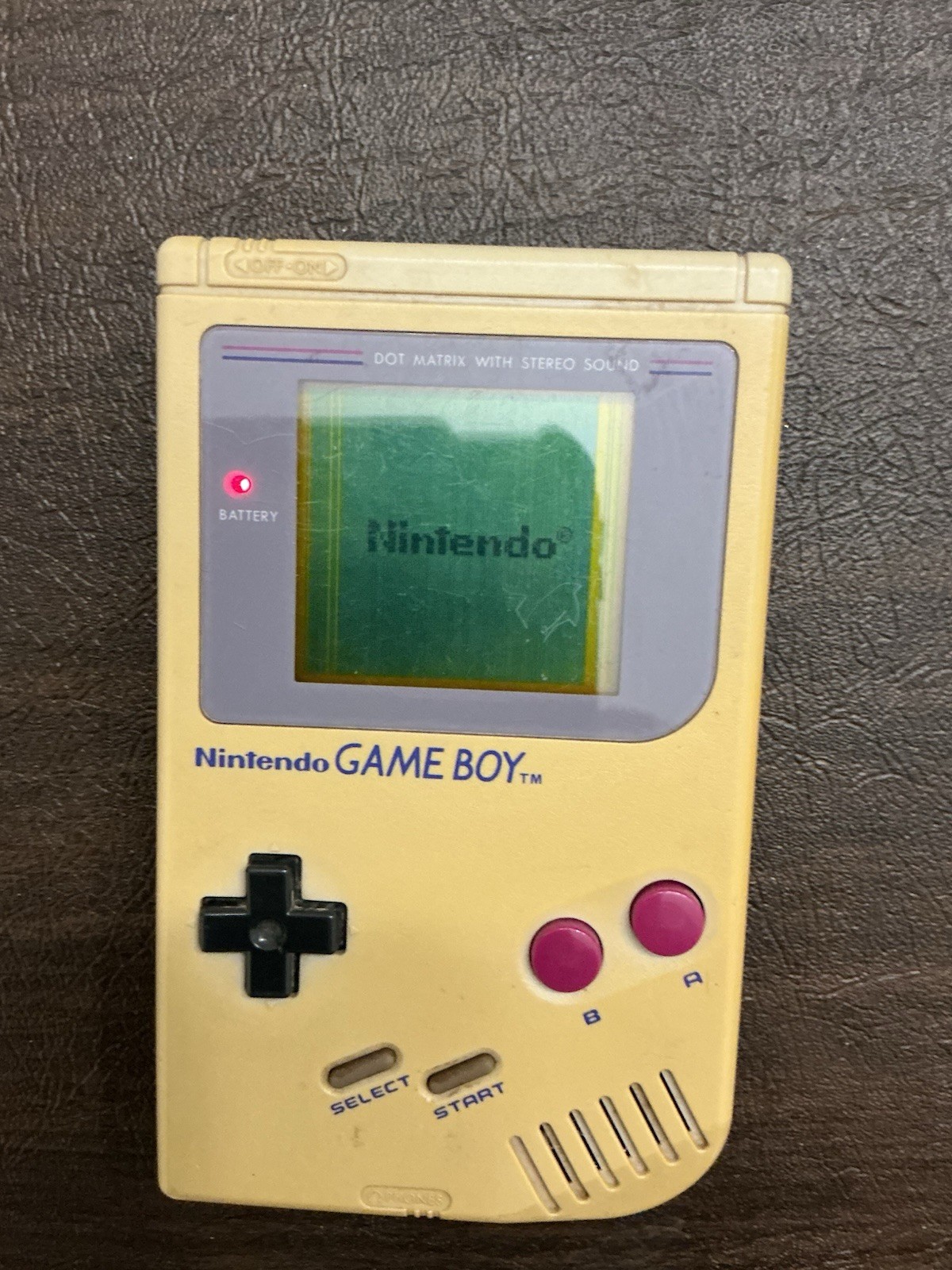GameBoy Original DMG-01 Console Nintendo – With Defects