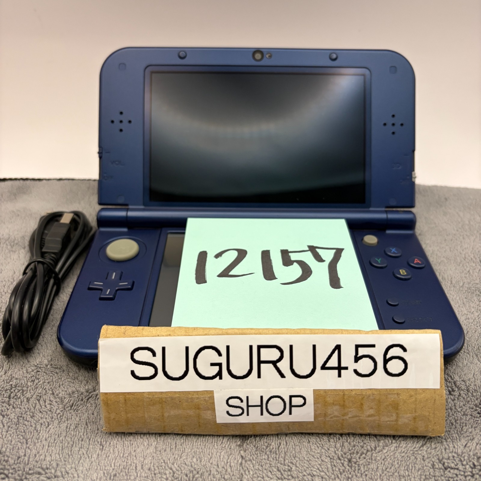 【DUAL IPS】【Excellent5】Rare New Nintendo 3DS LL XL Metallic Blue Game Console