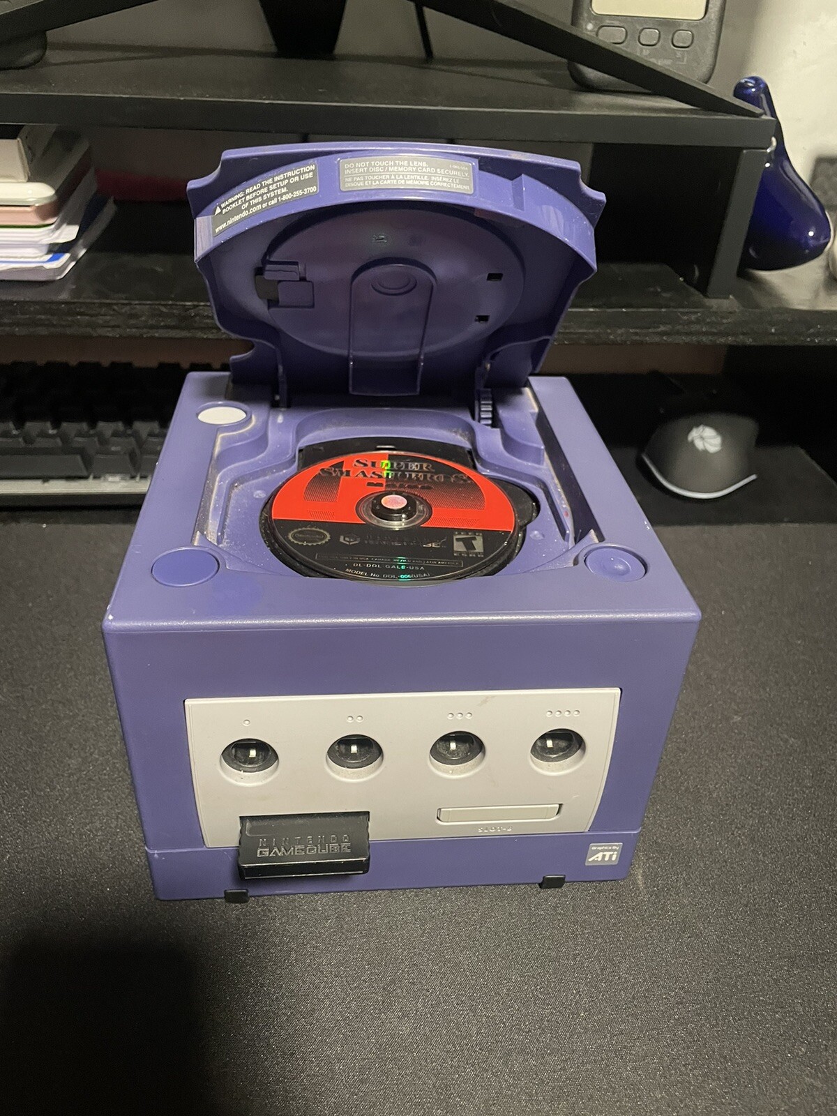 Nintendo GameCube Gaming System – Indigo and Super Smash Brothers Melee