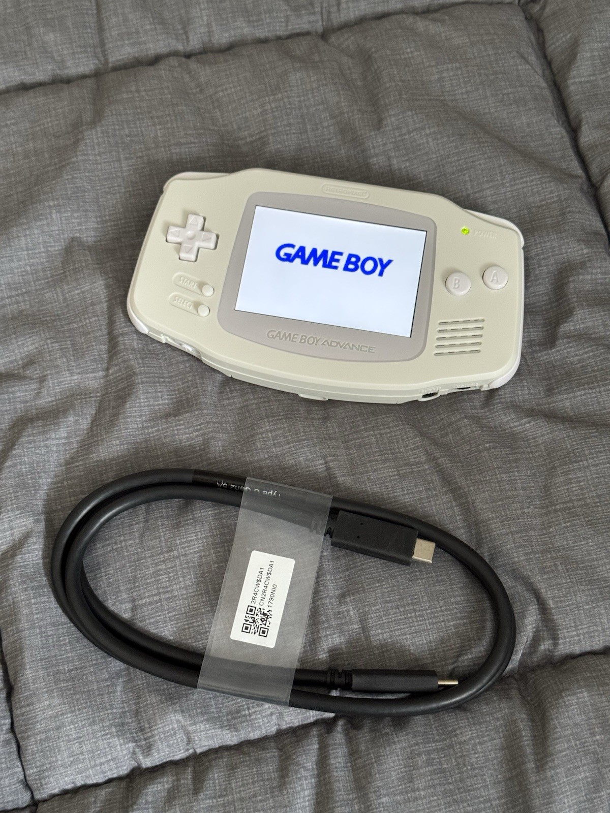 Game Boy Advance w/ IPS Screen, USB-C Charging Port & Cable