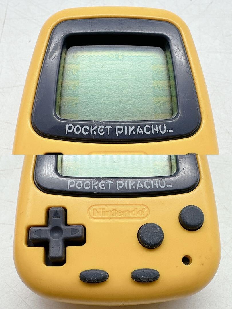 Pocket Pikachu Yellow Pedometer Pokemon Good Tested Japan