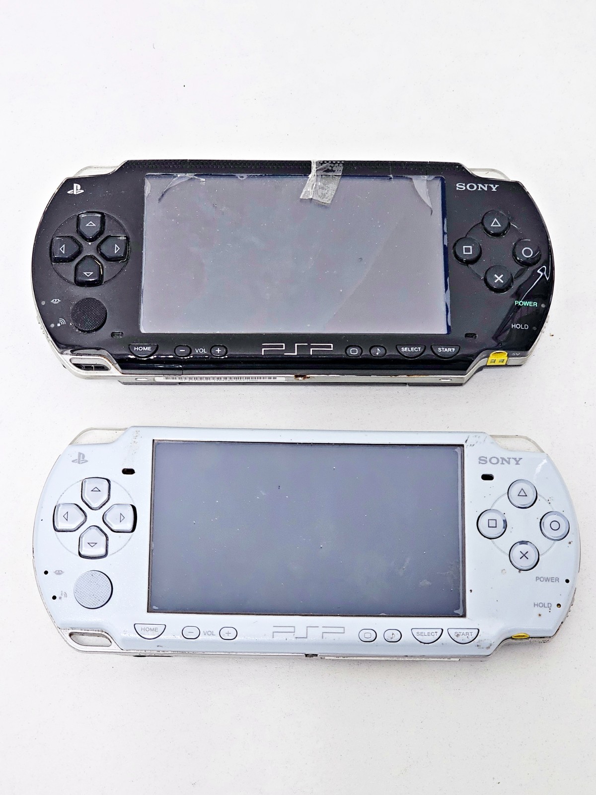Sony PSP-1000 & PSP-2000 2pc JUNK NO BATTERY