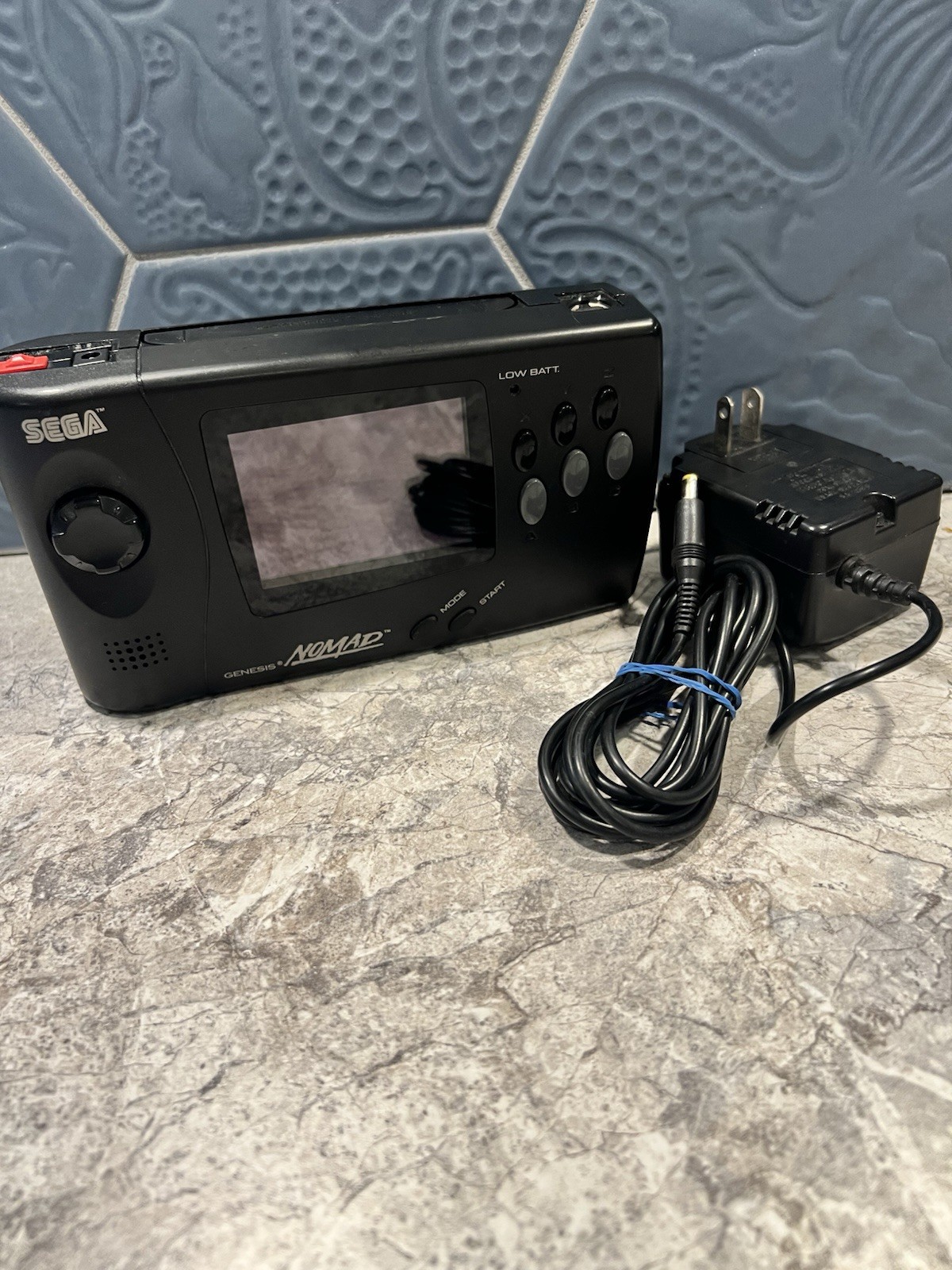 Sega Genesis Nomad Handheld Console MK-6100 w/ OEM Power Adapter Tested Working