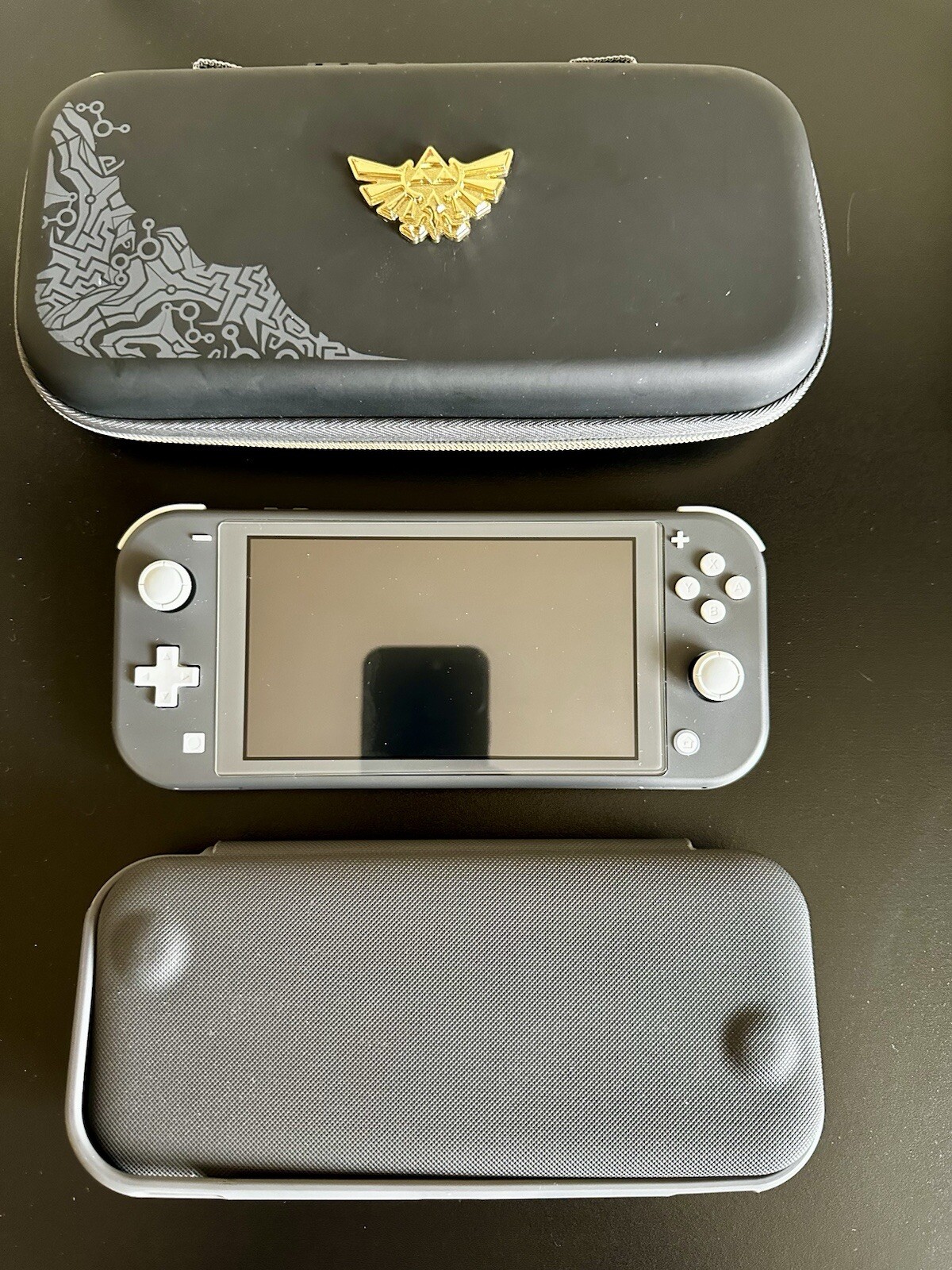 Nintendo Switch Lite Gray With Zelda Breath Of The Wild And 32GB SD Card