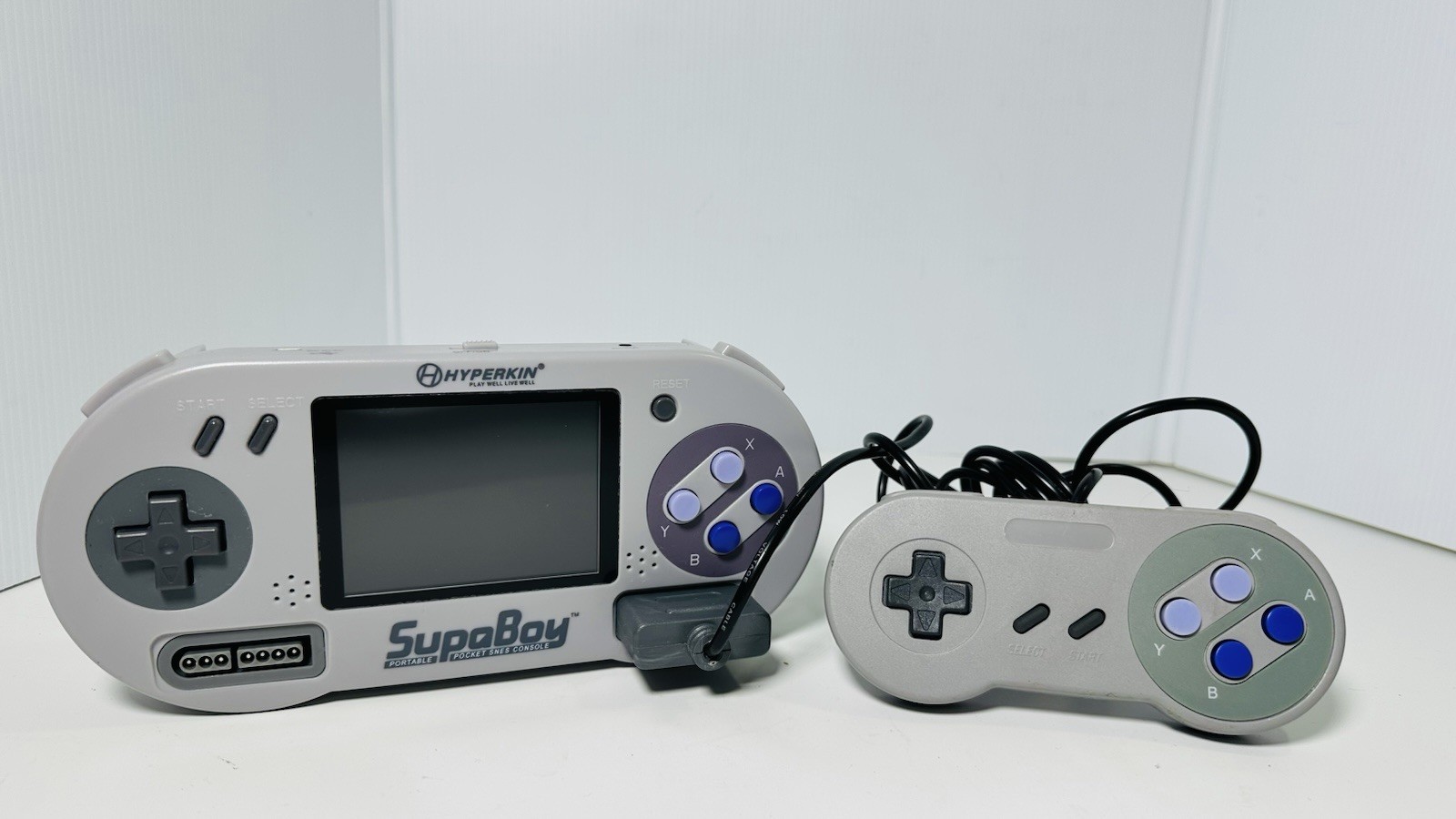 Hyperkin SupaBoy Portable Pocket SNES Console Controller And Games