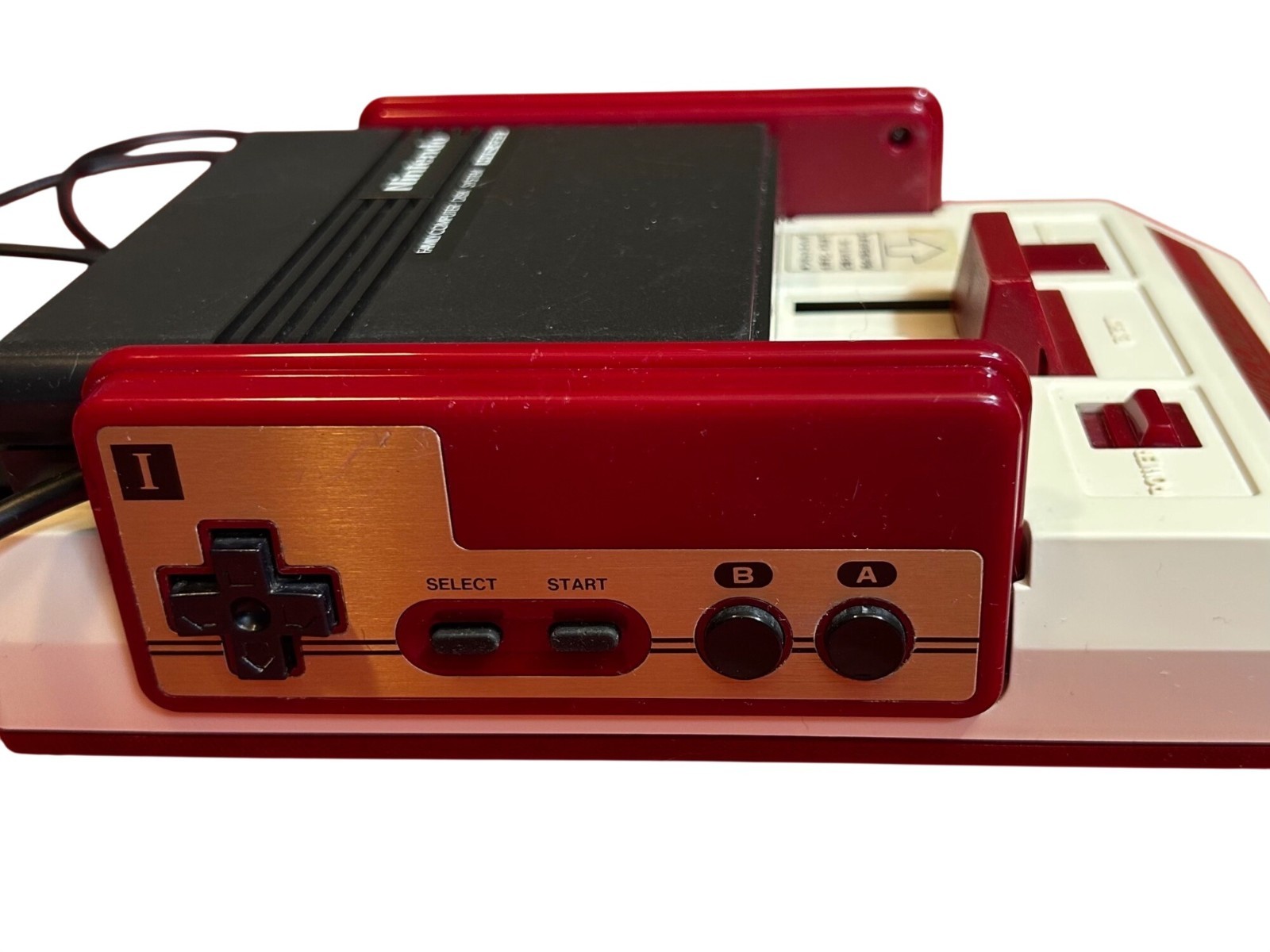 Nintendo Famicon Console & RAM Adapter + Controllers & Cables