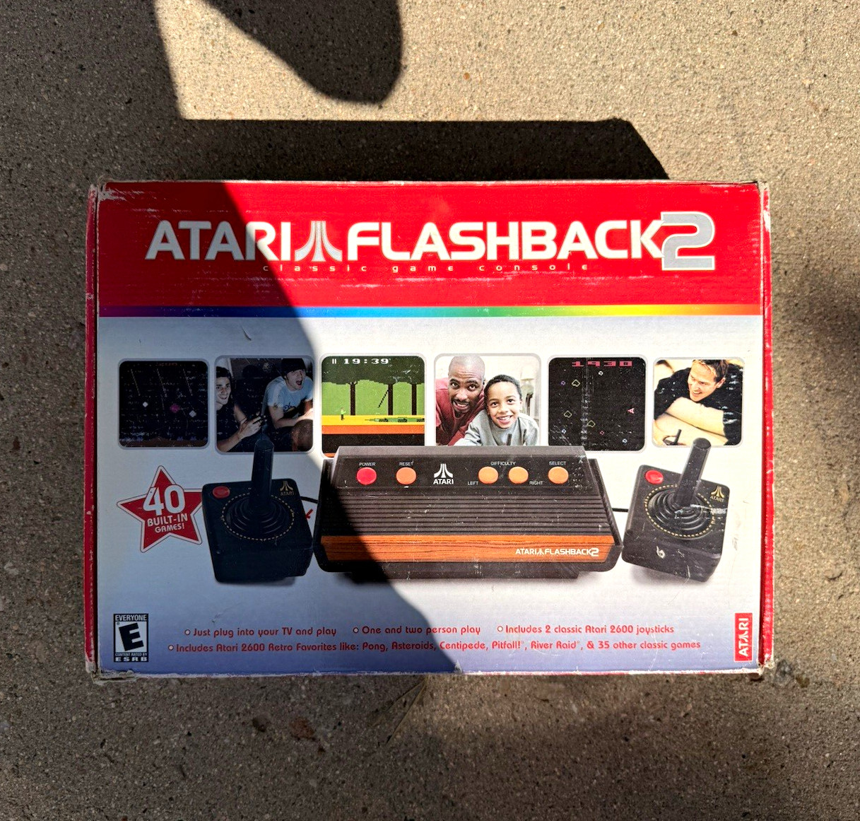 Atari Flashback 2 Console w/ 2 Joysticks, 40 Games, Atari 2600 NTSC RCA