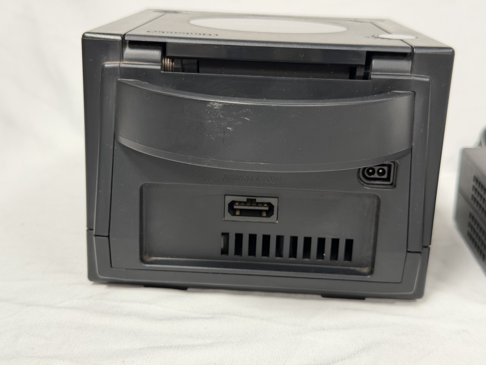 Nintendo GameCube Black Console DOL-101 W/ OEM Controller & Cables – Tested