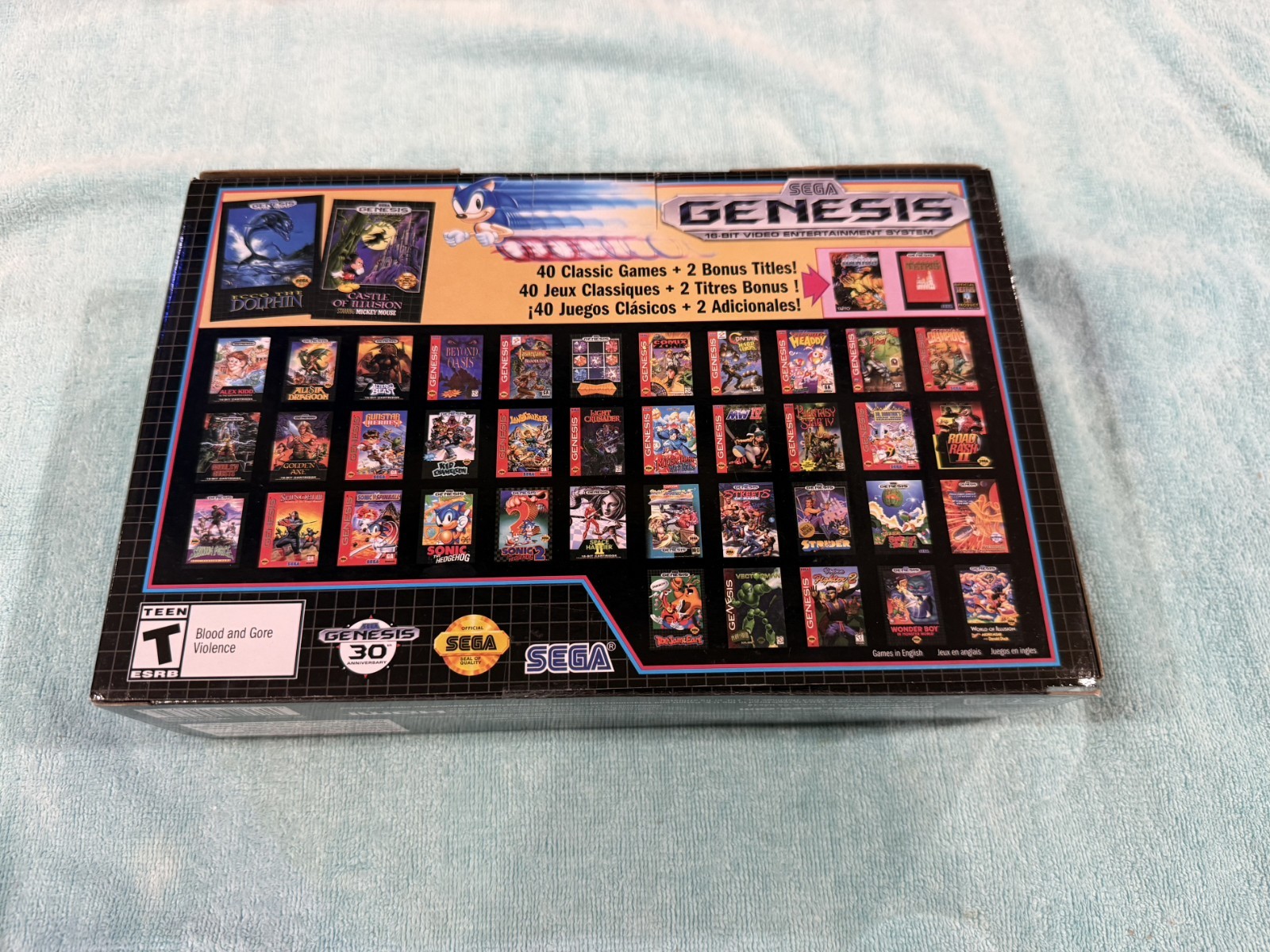 SEGA GENESIS Mini By SEGA Console 42 GAMES 30 Years Anniversary 2019 Edition