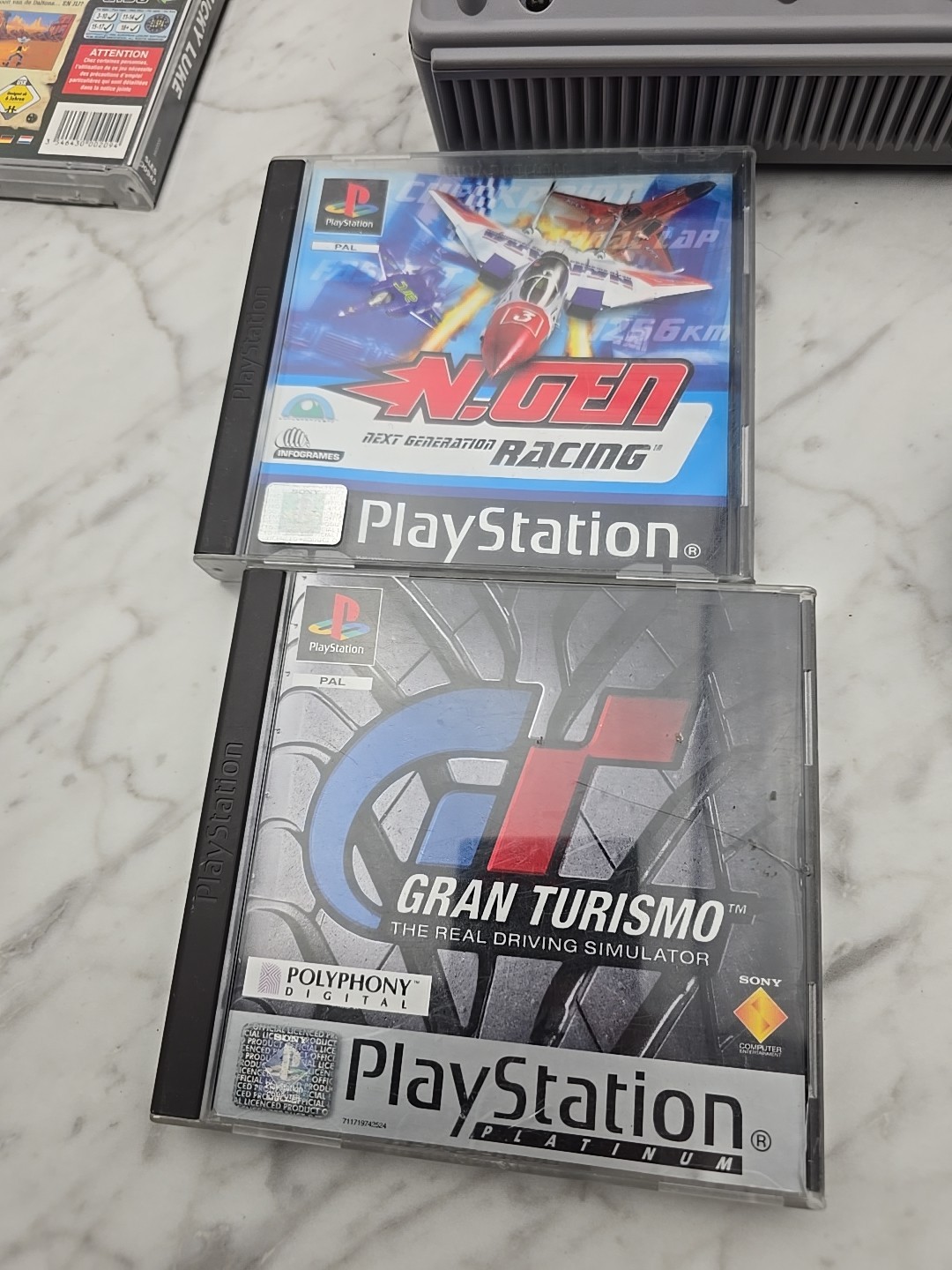 Untested For Parts Console PS1 Sony Playstation 1 PAL SCPH-7502 W/ Games
