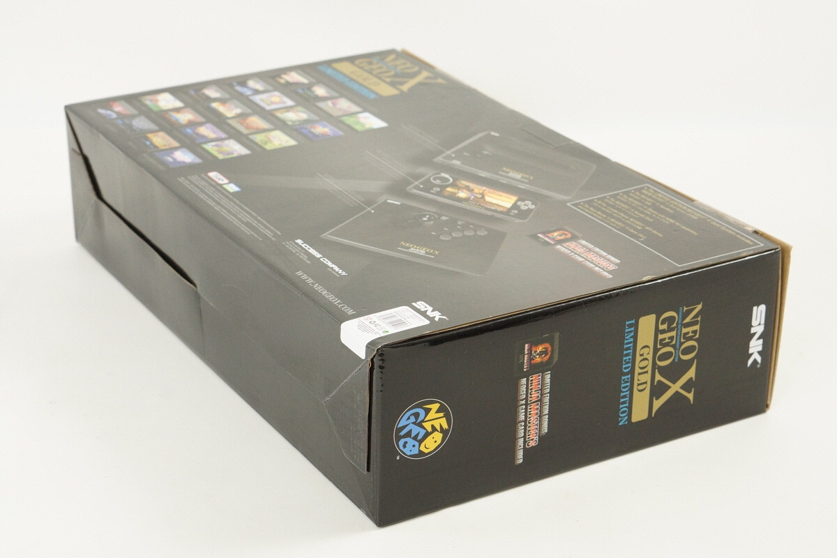 NEO GEO X GOLD CONSOLE GOOD Handheld System with Arcade Stick 20 Games X0905
