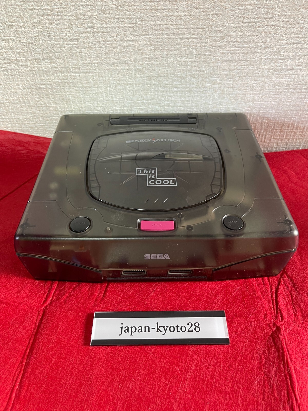 SEGA HST-3220 Saturn SS This Is Cool Console Clear Skeleton – Black Japan