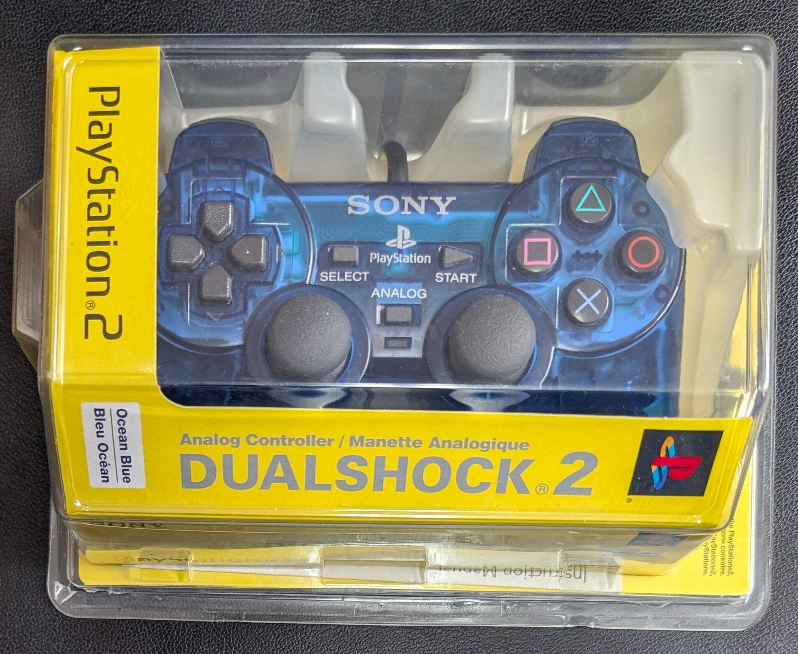 Sony PlayStation 2 Controllers | Original PS2 DualShock 2 | Blue Black or Silver