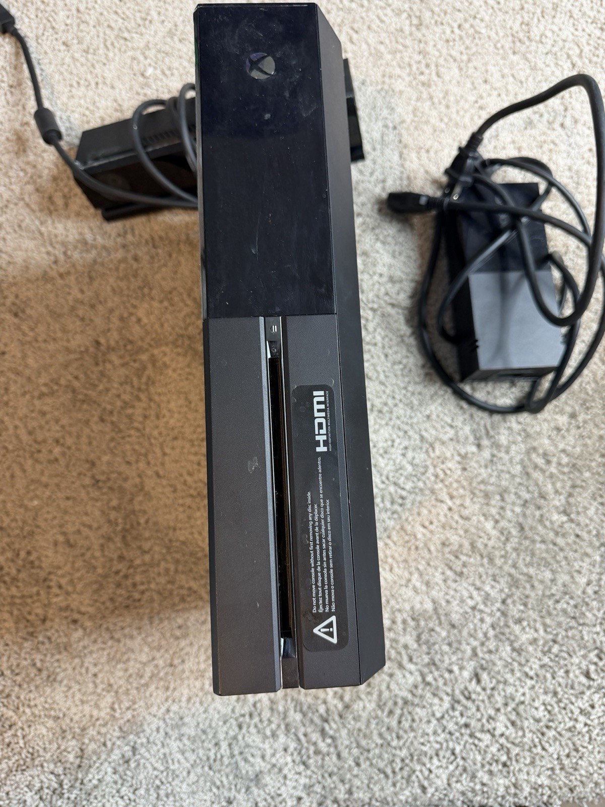 Microsoft Xbox One 500GB Console Gaming System And Kinect Black 1540