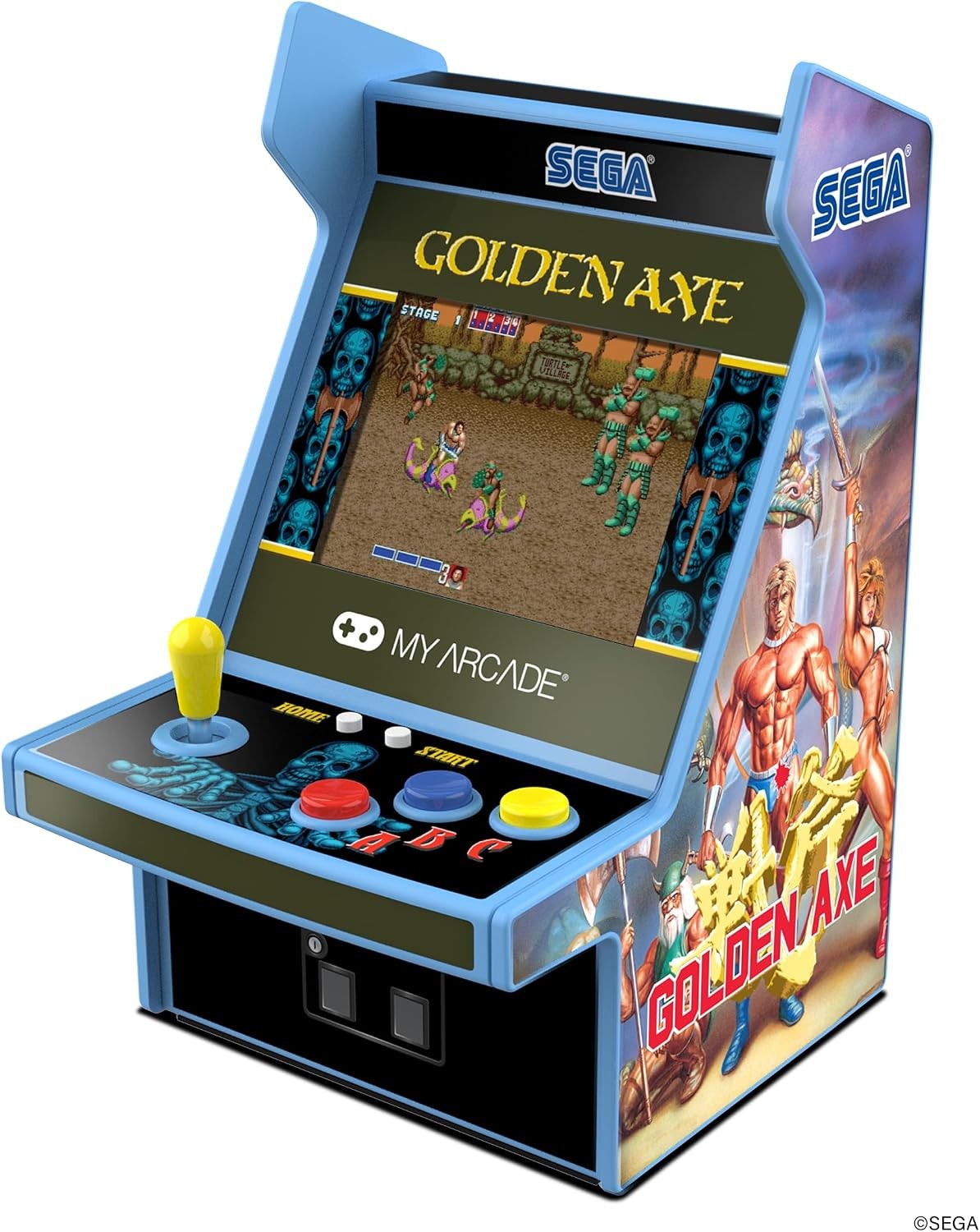 My Arcade Sega Golden Axe Micro Player 3in1 Video Games Portable Mini Arcade