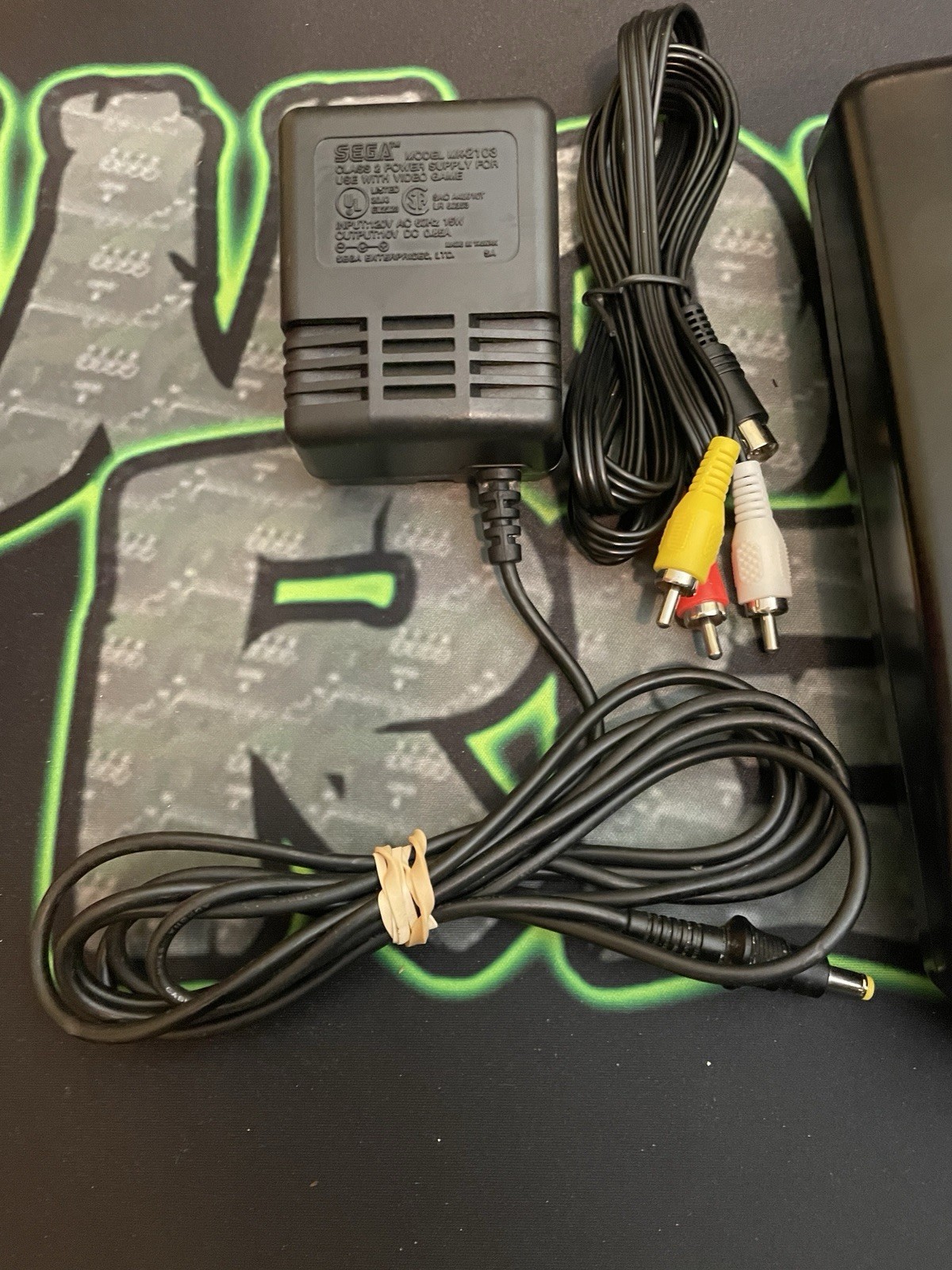 SEGA Genesis Model 2! Red LED Mods! Red Text Controller, AV and Power Included!