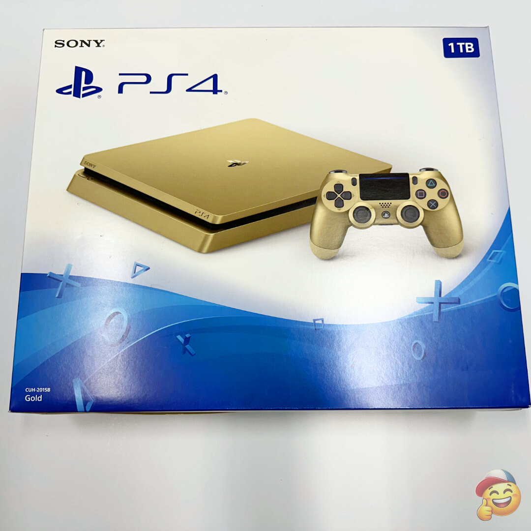 Sony PlayStation 4 Slim Limited Edition 1TB Gaming Console – Gold