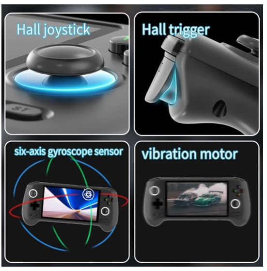 ANBERNIC RG556 Android handheld game console 5.48-inch Android 13 system OLED