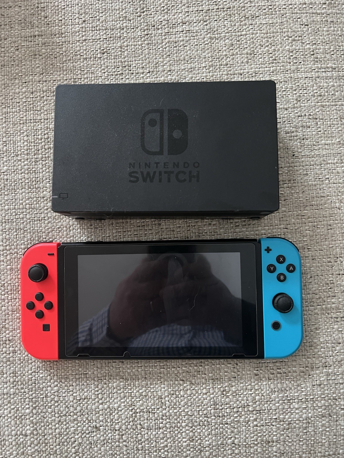 Nintendo Switch 32GB Gray Console with Neon Red and Neon Blue Joy-Con