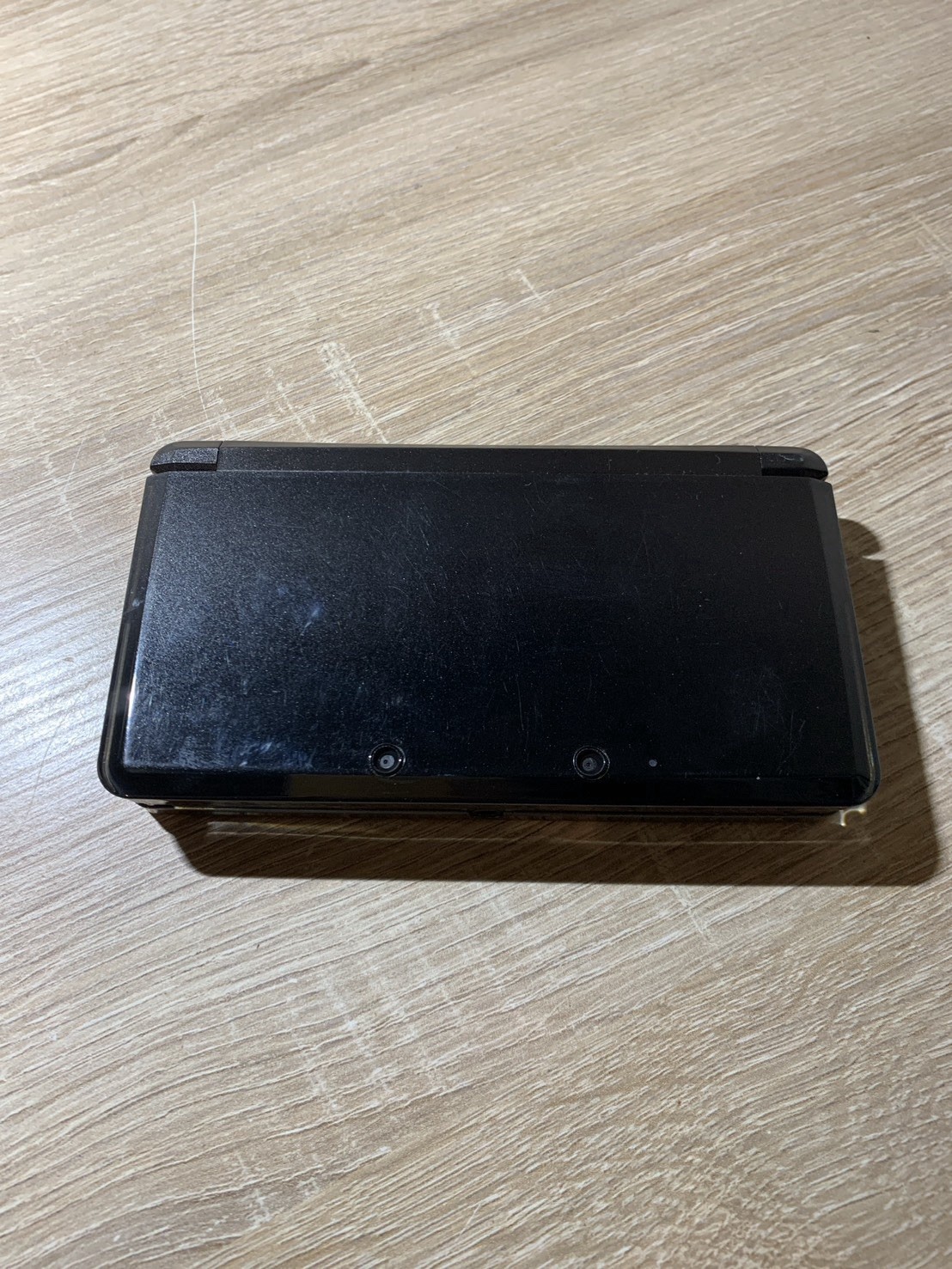 0802 Nintendo 3DS Cosmo Black Good TESTED