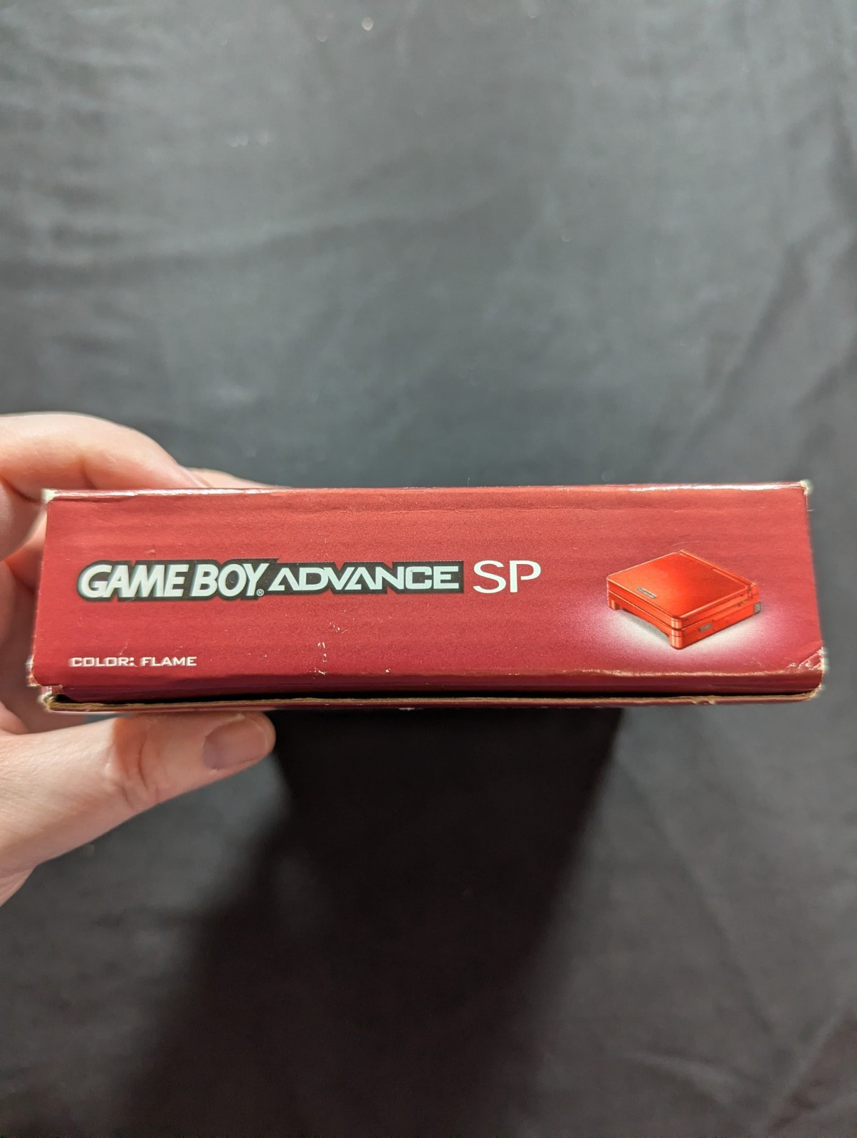 Nintendo Game Boy Advance SP Flame Red CIB Tested Working