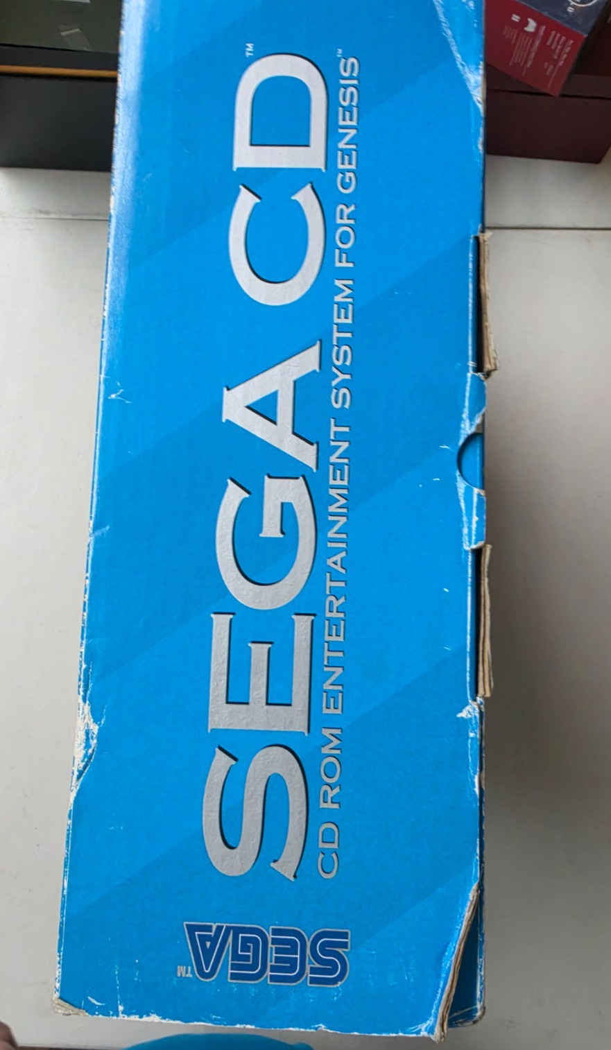 Sega CD MK-4101 Game System Console W/Genesis, No Sewer Shark Original Box