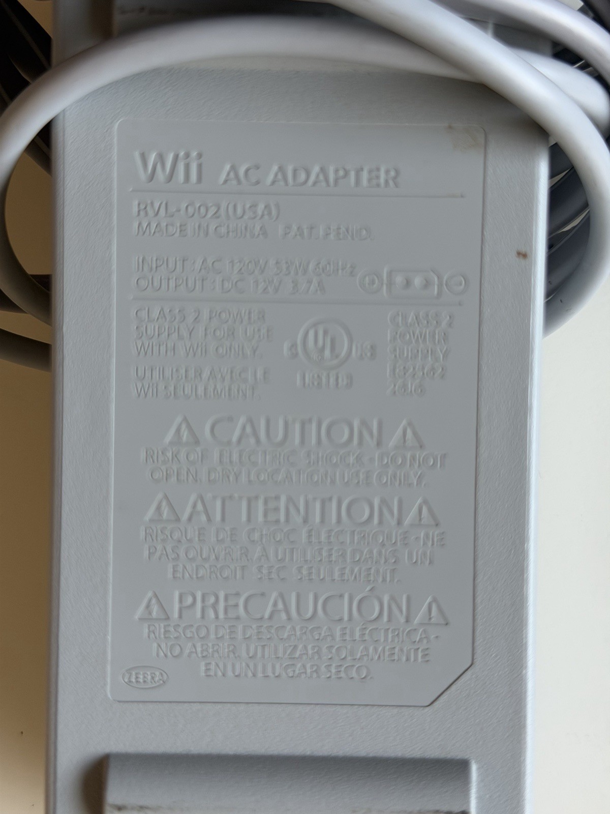 Nintendo Wii White Console with Original Box, Cables, Wiimote, & Two Nunchucks