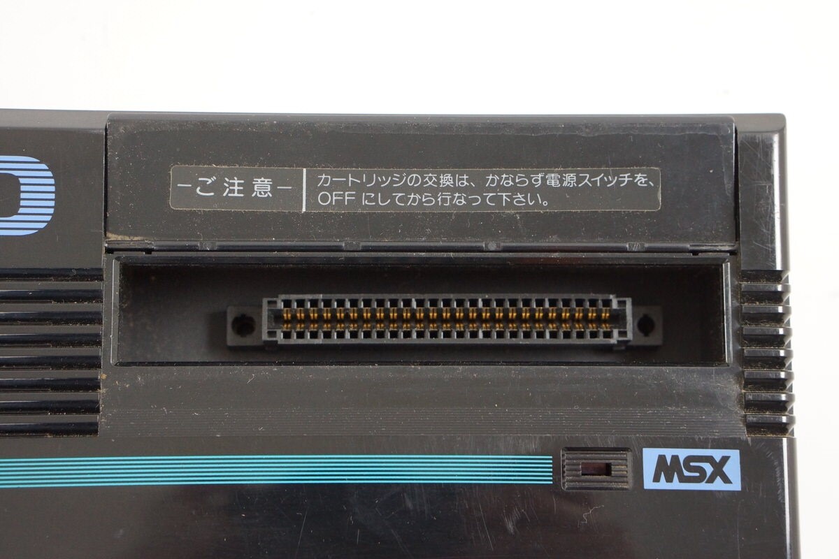 MSX MX-10 BK CASIO Personal Computer Tested JAPAN Game System only 3050747