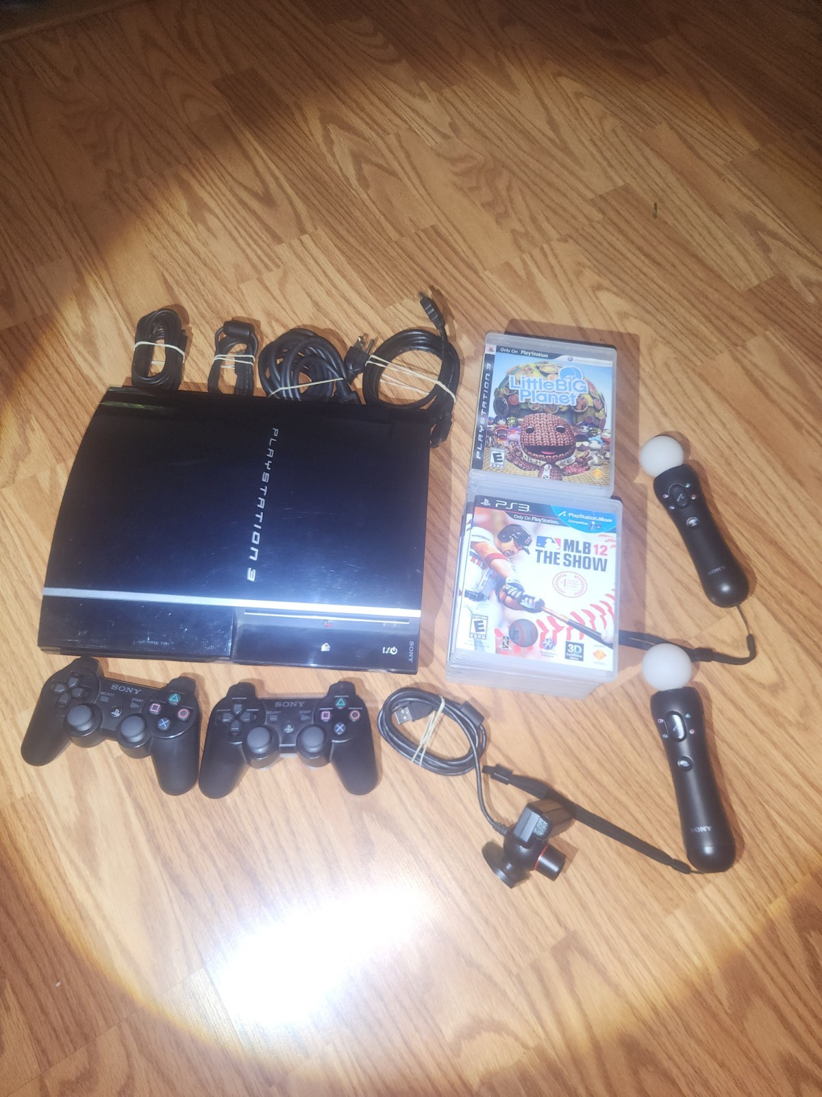 PlayStation 3 PS3 Console Original 80GB + 15 games (FREE SHIPPING 🚢 )