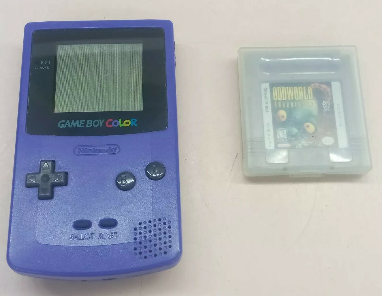 (Nintendo) Purple/Grape Game Boy Color + Oddworld!!!