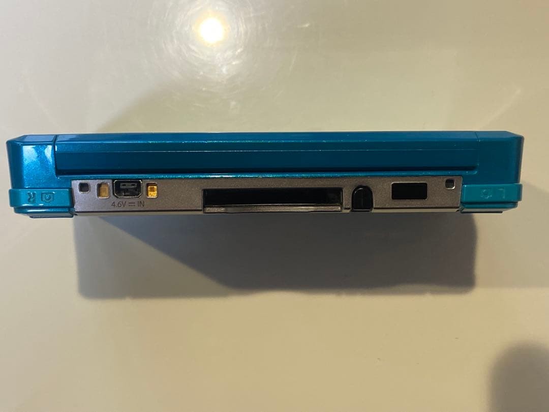 Nintendo 3DS CTR-001 Aqua Blue Console Japan Tested + AC Adapter from japan USED