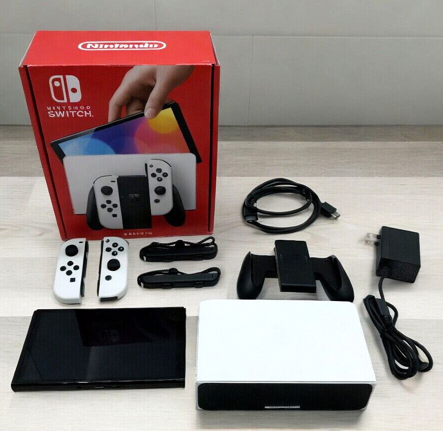 Nintendo Switch Console Tablet OLED HEG-001 Choose Color&accessories Tested Used