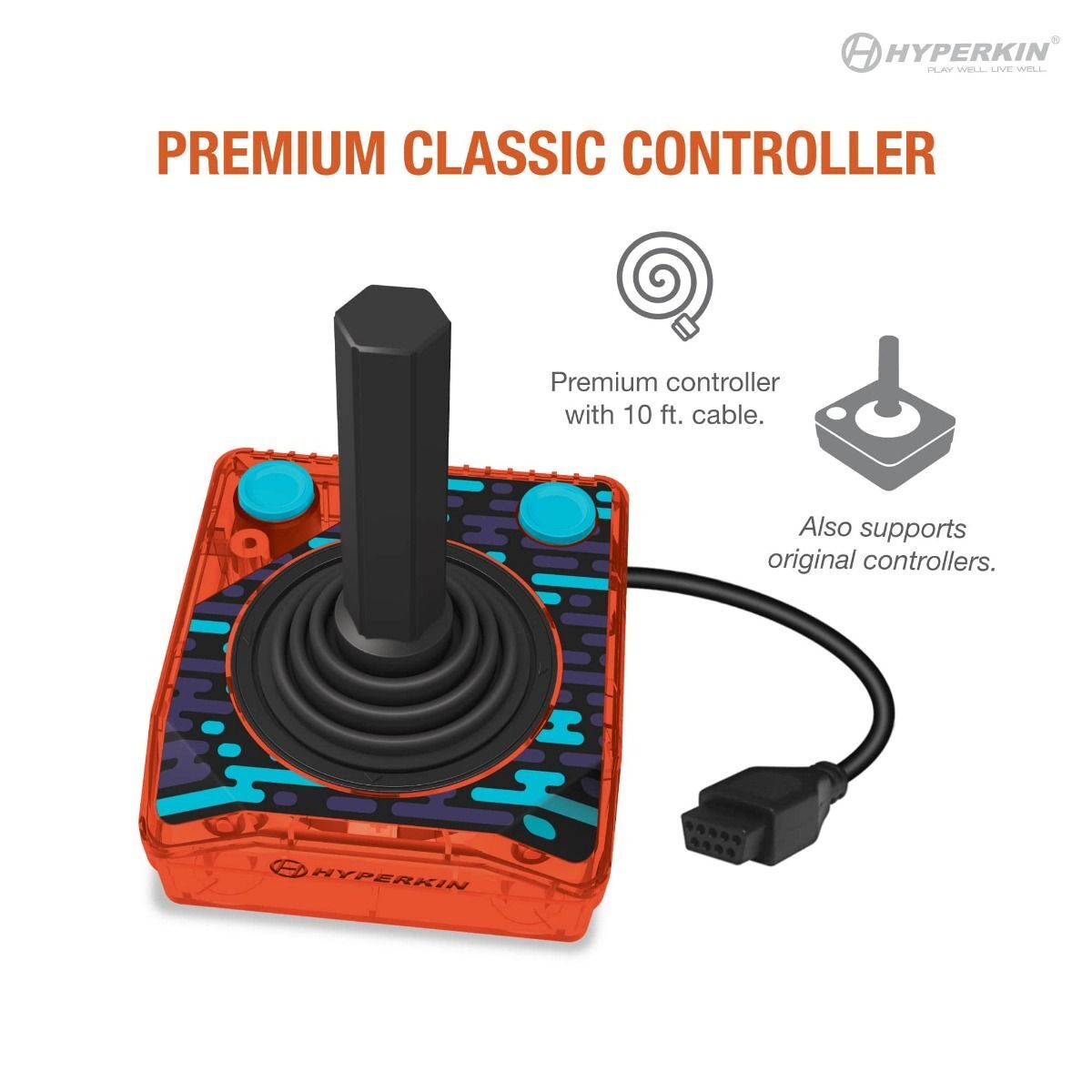 HYPERKIN RetroN 77 HD Gaming Console🍯Atari 2600 Trooper Controller Game System