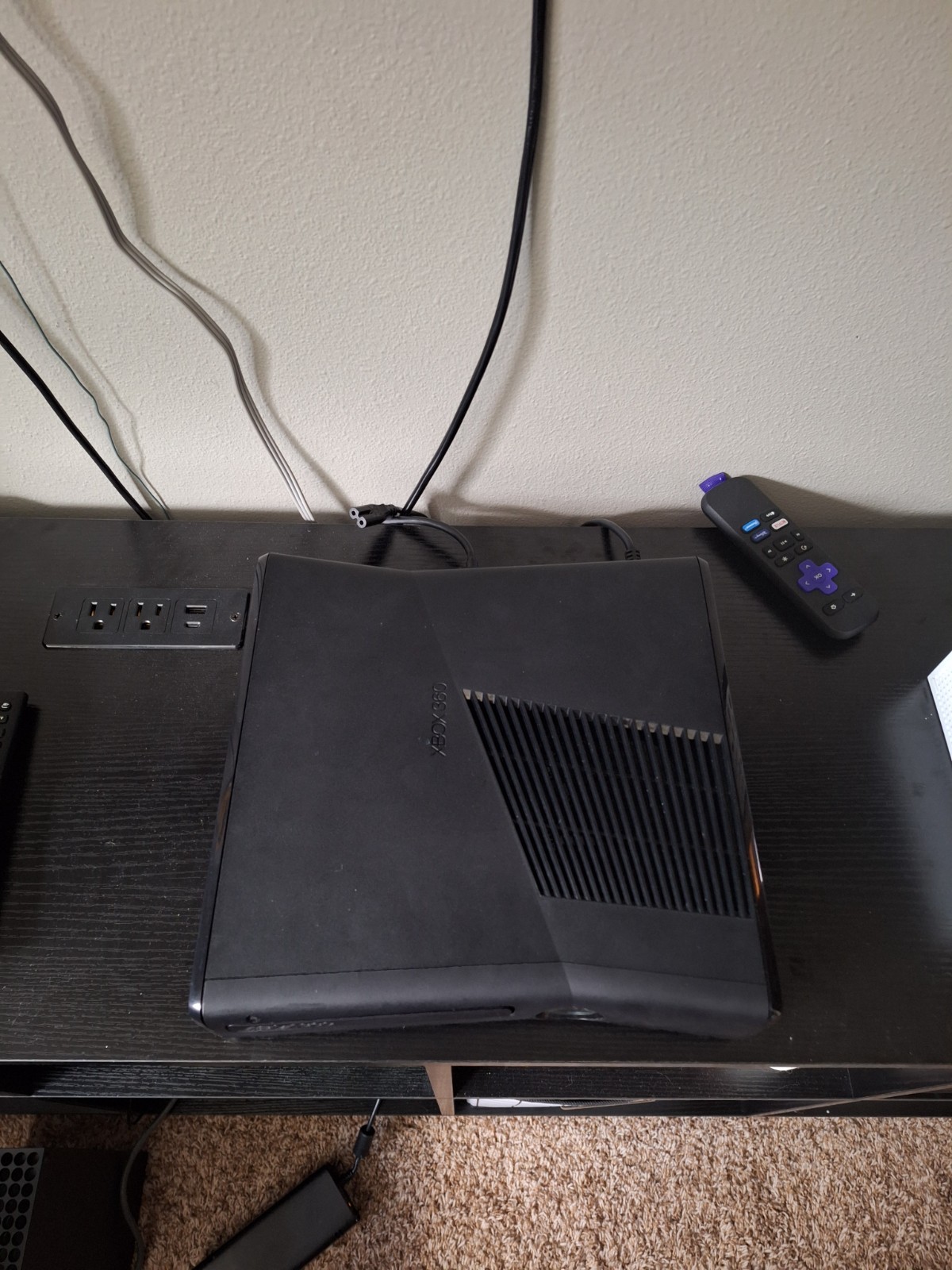 microsoft xbox 360 slim console matte black