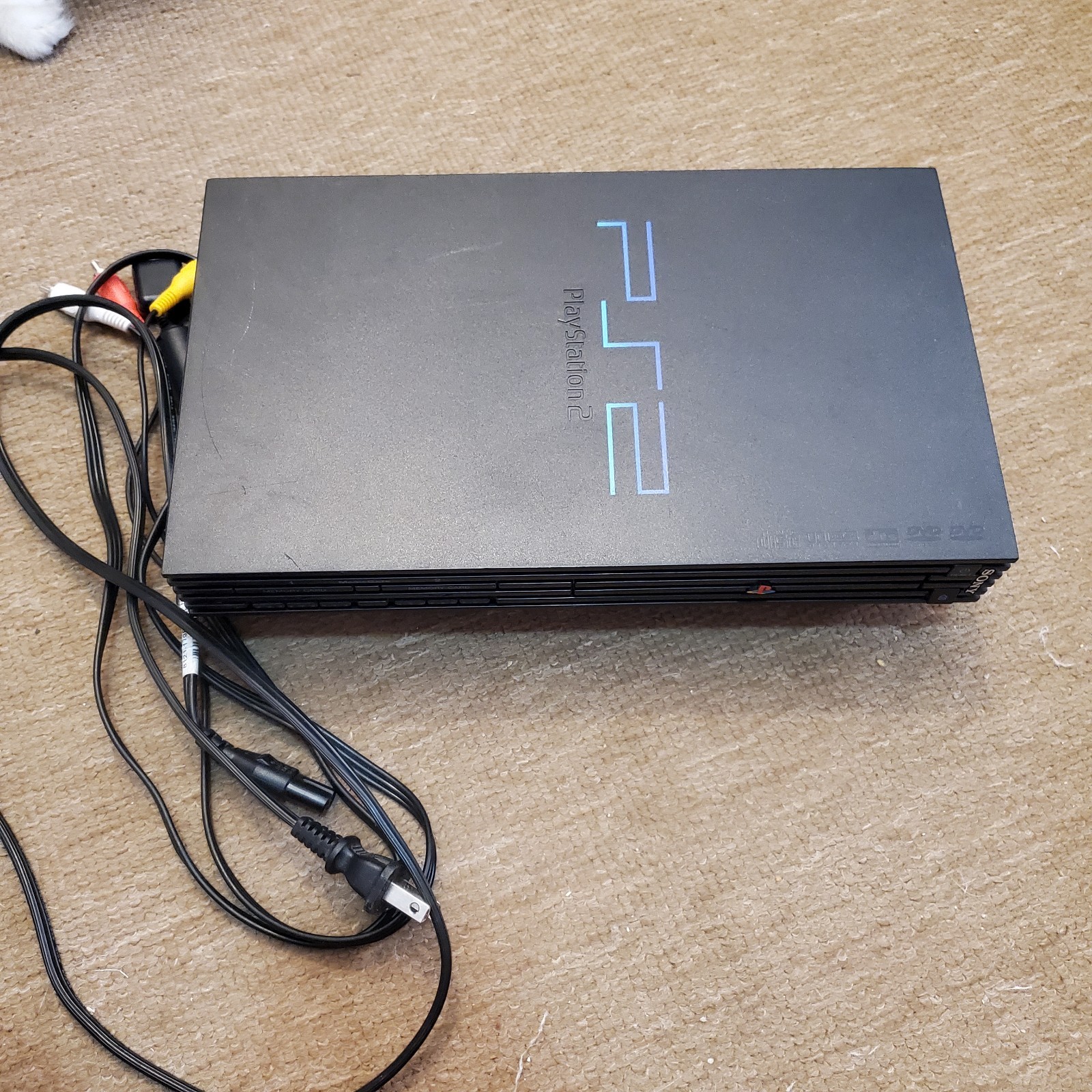 Sony PlayStation 2 Home Console w/Cables. Used See Photos. Working. Game. PS2.