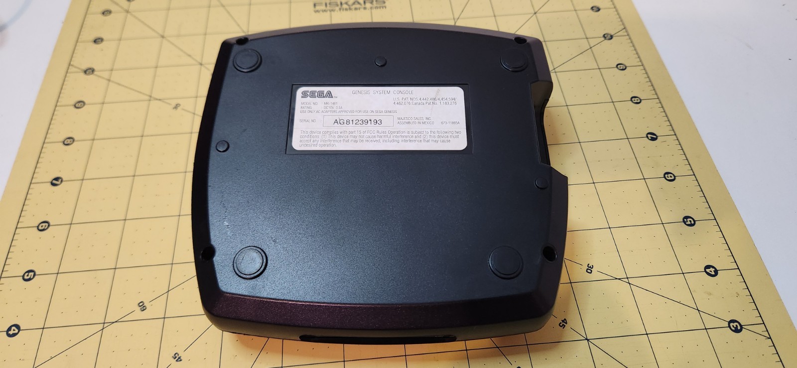 SEGA Genesis 3 Console Cleaned, Tested, and Working OEM RF, Adapter & Controller