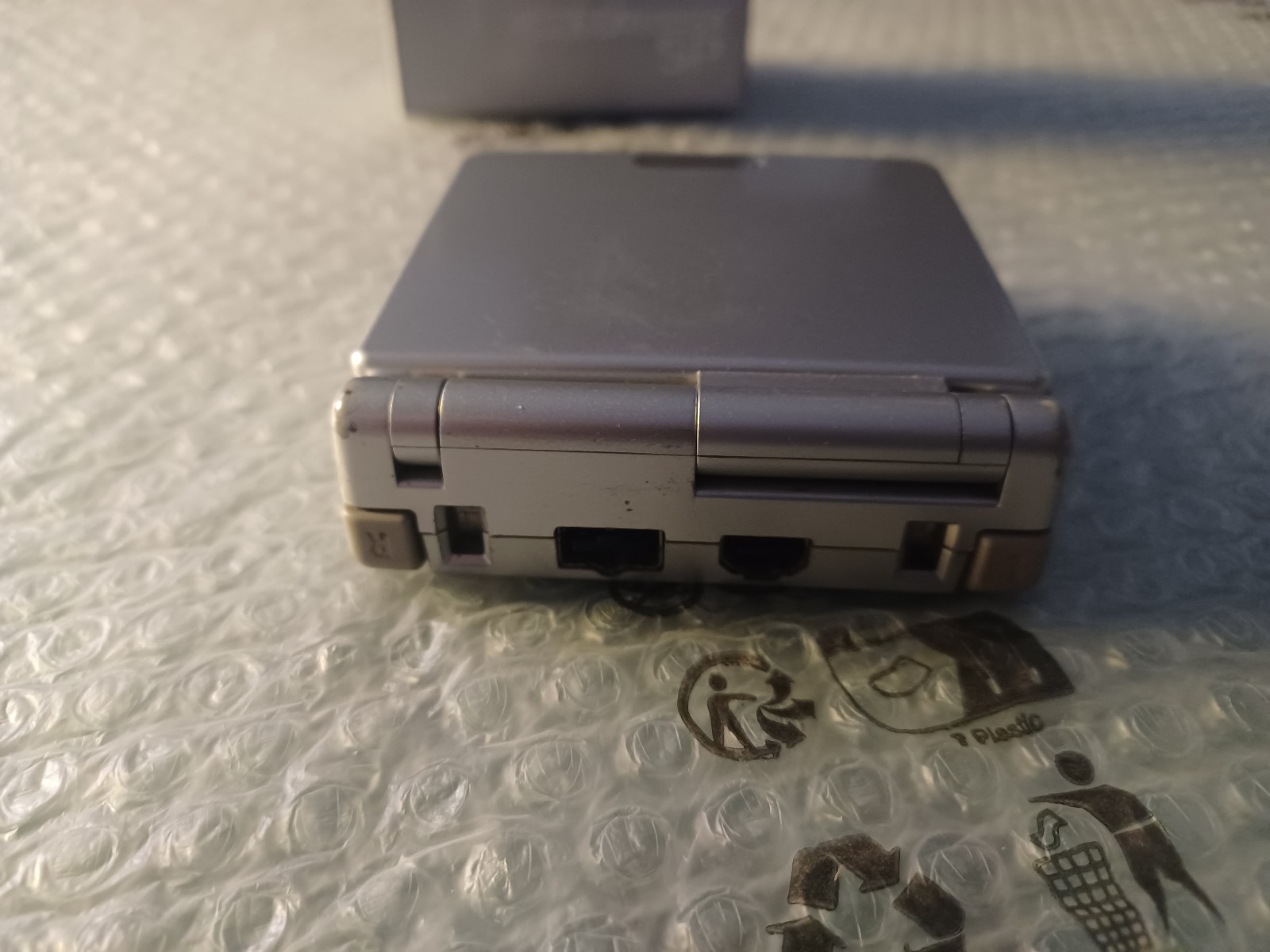 Nintendo Gameboy Advance SP GBA SP Silver/Silver